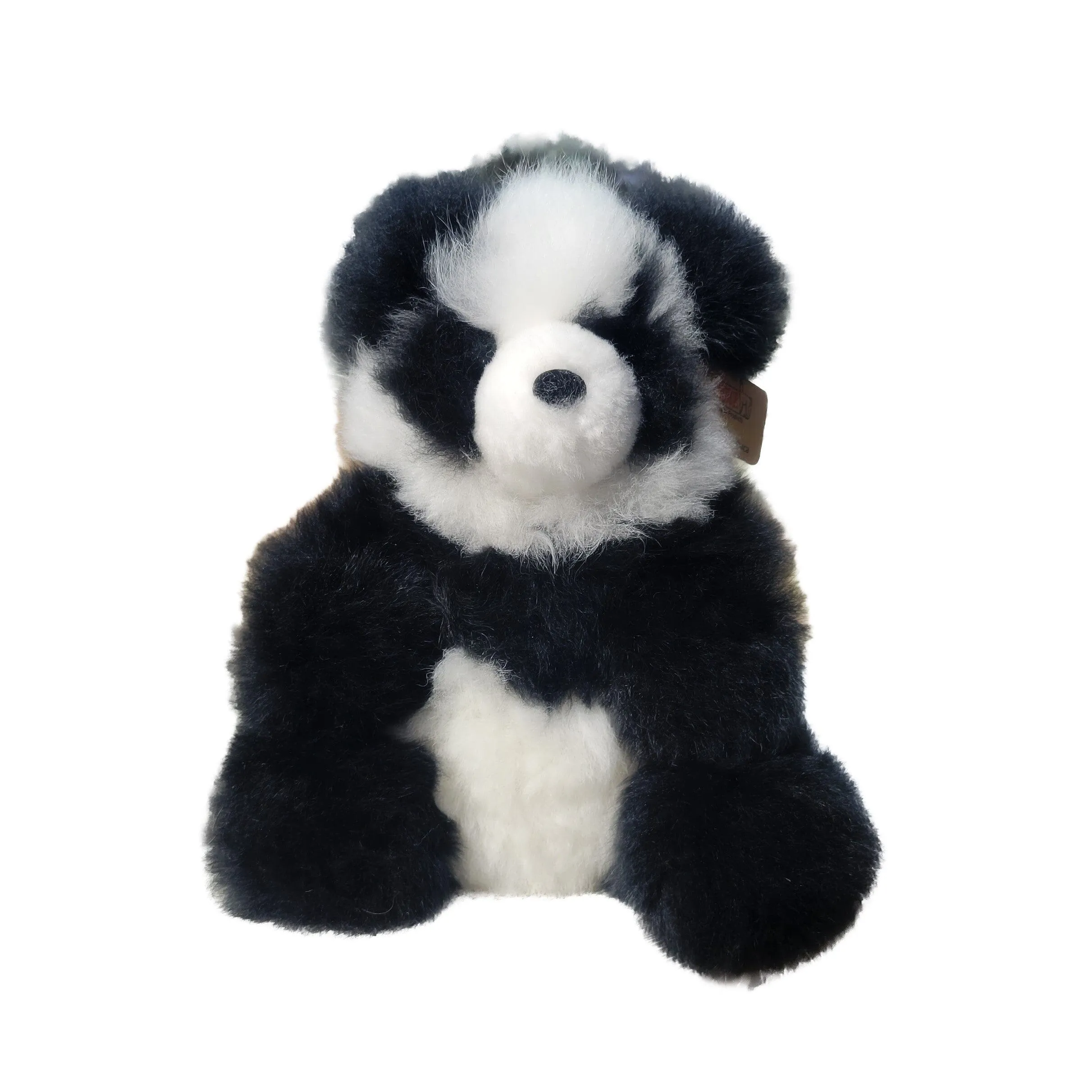 10" Seated Alpaca Panda Bear