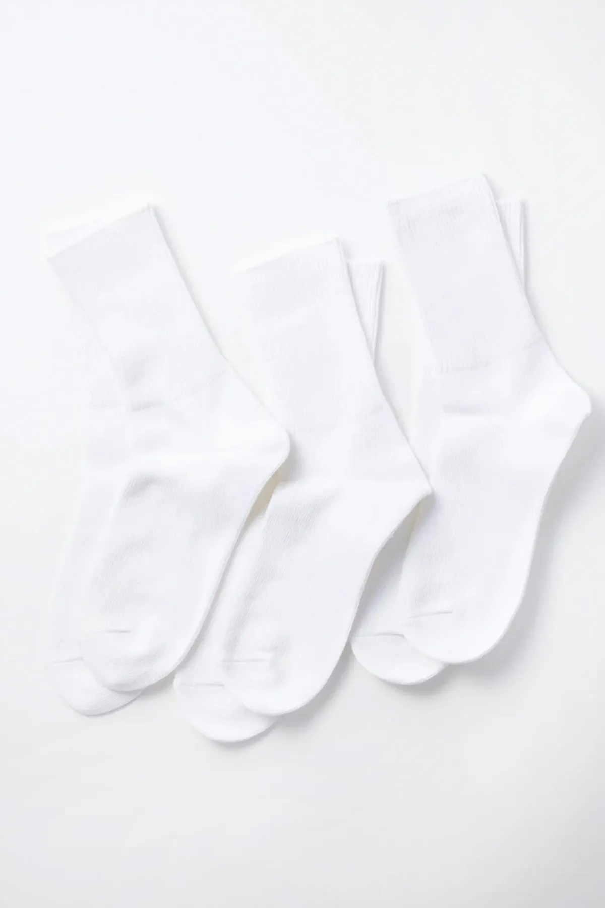 3-Pack Socks - White