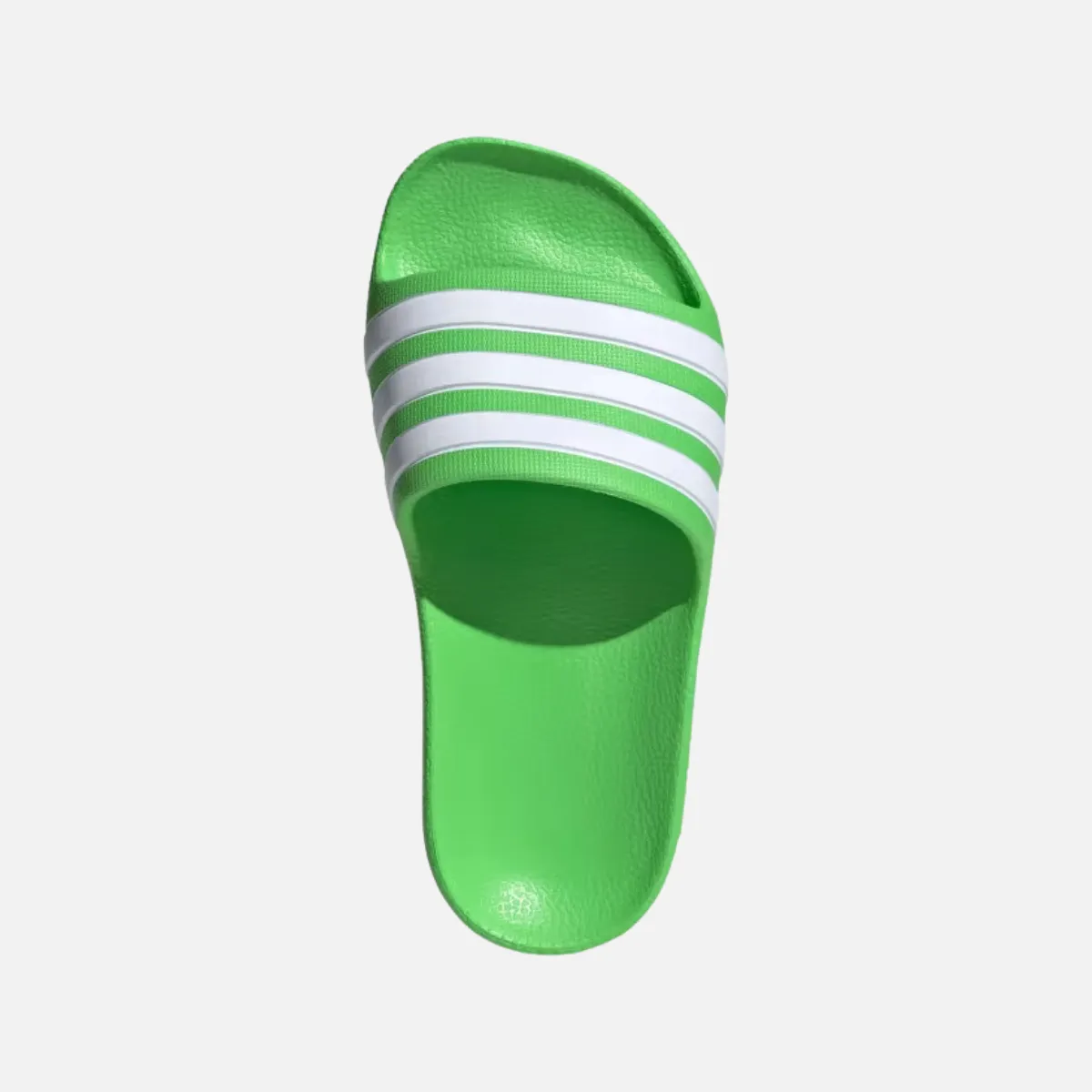 Adidas Adilette Aqua Kids Unisex Slide -Lucid Lime/Cloud White