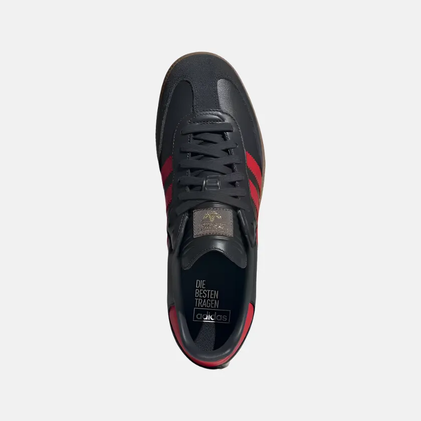 Adidas Samba OG Men's Lifestyle Shoes -Carbon/Better Scarlet/Gum