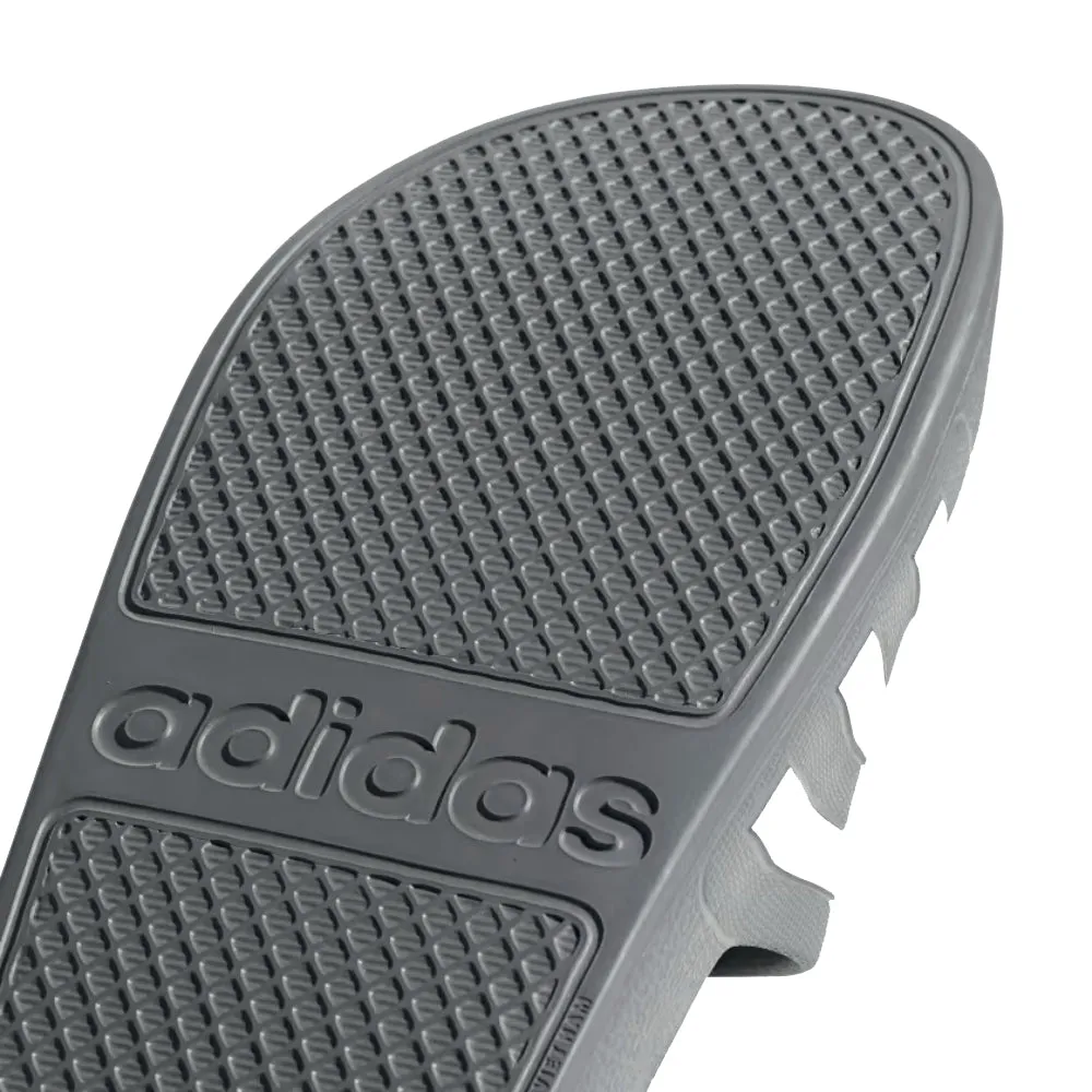 Adidas Unisex Adilette Aqua Slide (Grey Three/Cloud White/Grey Three)