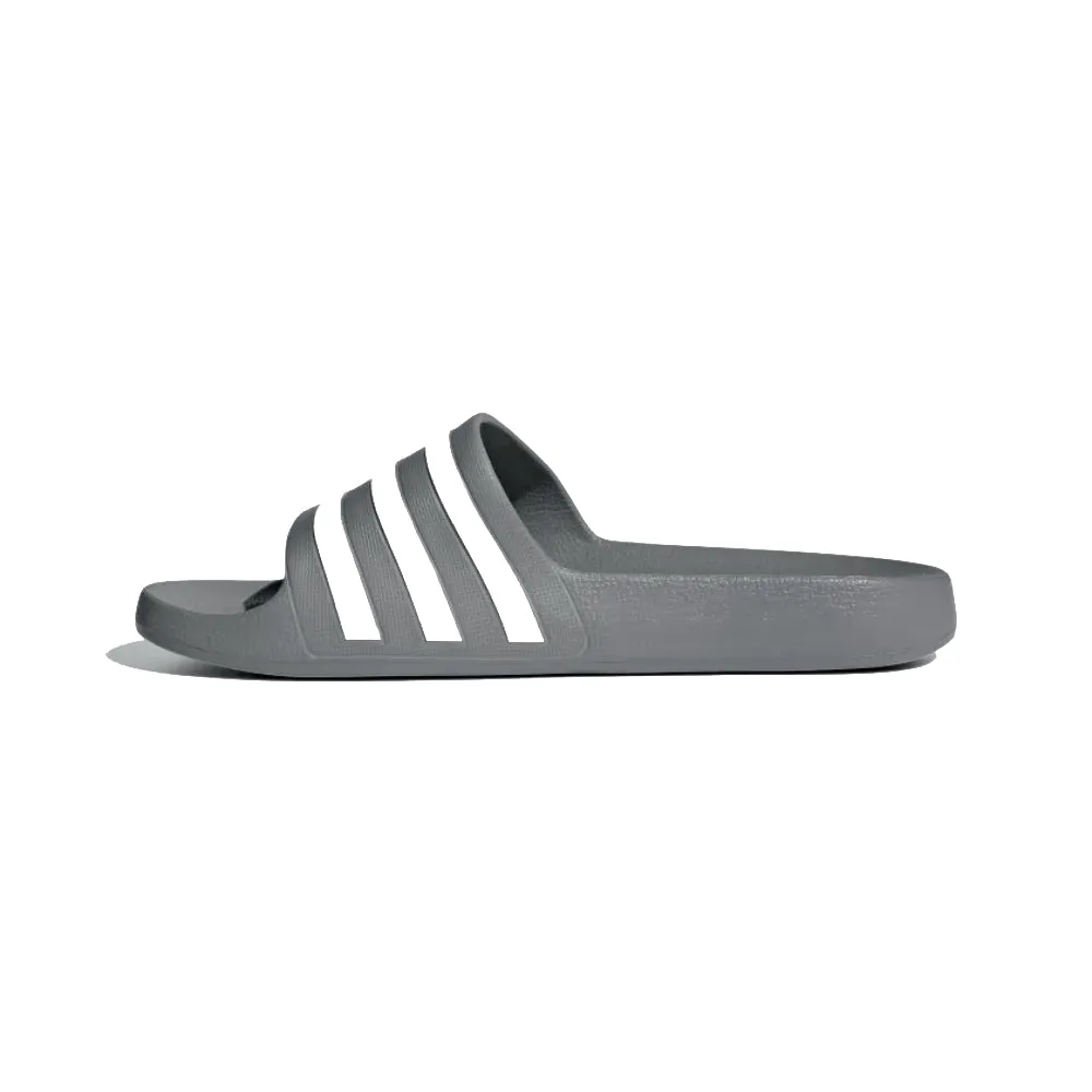 Adidas Unisex Adilette Aqua Slide (Grey Three/Cloud White/Grey Three)