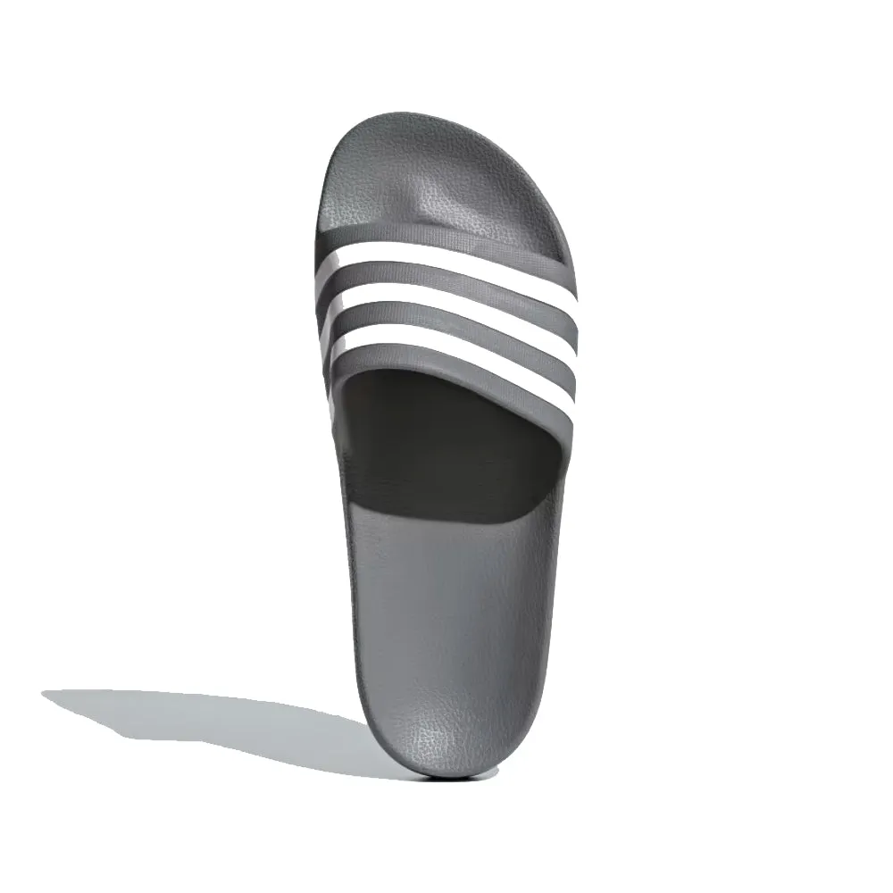 Adidas Unisex Adilette Aqua Slide (Grey Three/Cloud White/Grey Three)