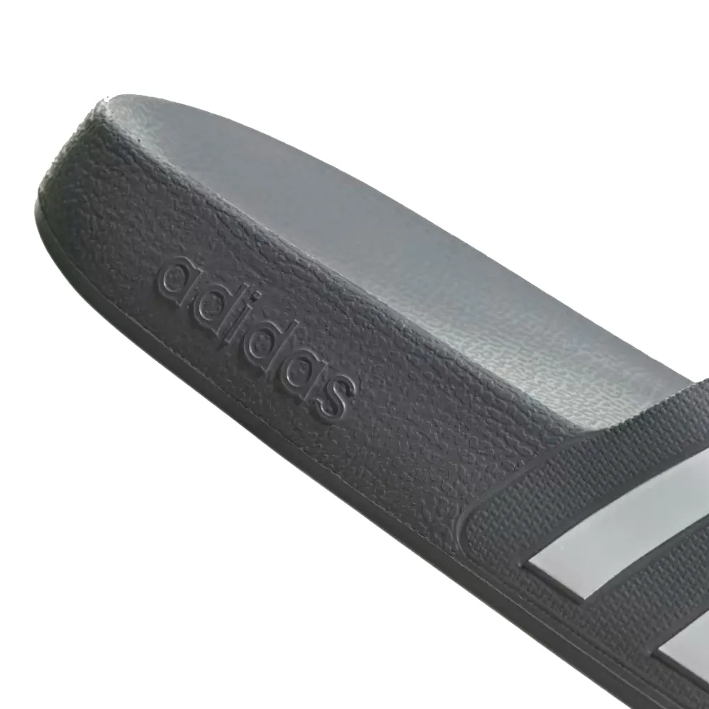 Adidas Unisex Adilette Aqua Slide (Grey Three/Cloud White/Grey Three)