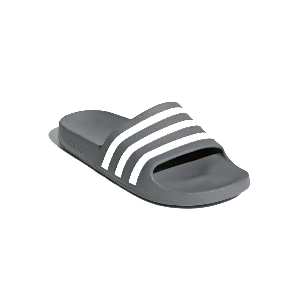 Adidas Unisex Adilette Aqua Slide (Grey Three/Cloud White/Grey Three)