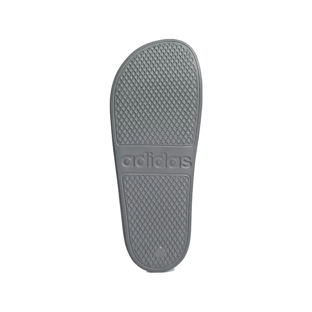 Adidas Unisex Adilette Aqua Slide (Grey Three/Cloud White/Grey Three)