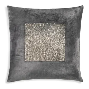 Aida Pillow, Charcoal/Dark Grey