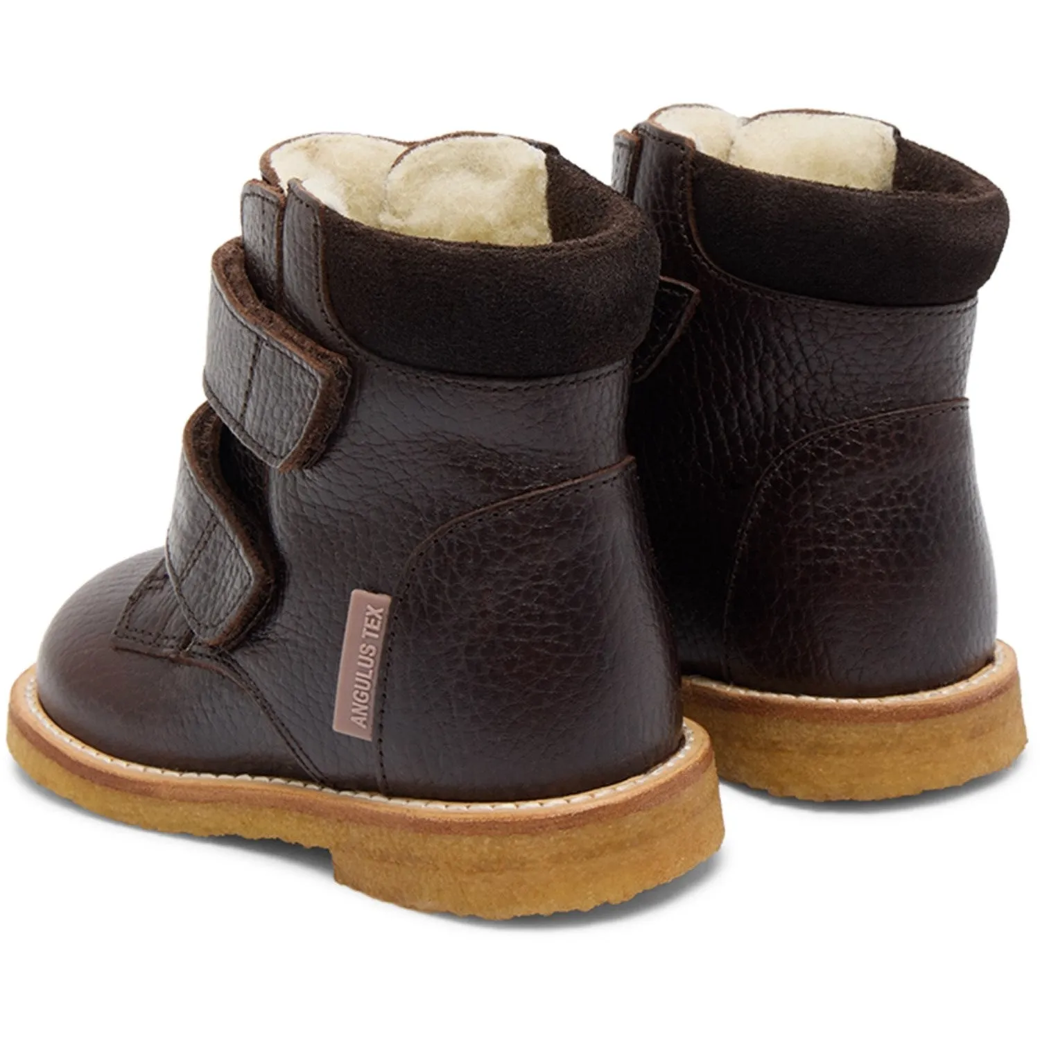 Angulus Dark Brown/Dark Brown Beginners Tex-Boot Med Velcro Closure