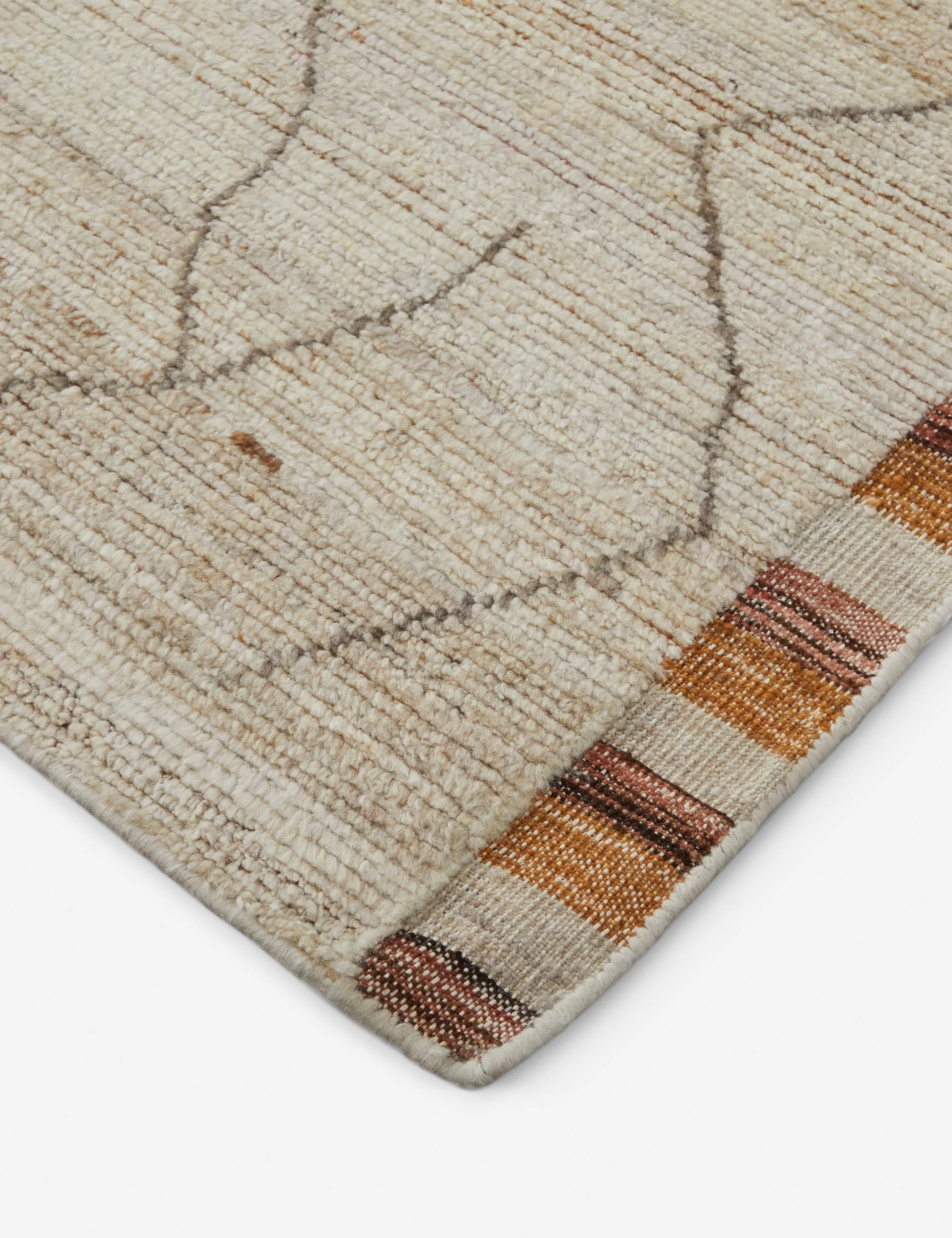 Anina Moroccan-Style Hand-Knotted Wool Rug