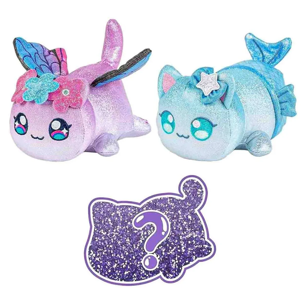 Aphmau MeeMeows 3 Pack Sparkle Plush Collection with Mystery Plush