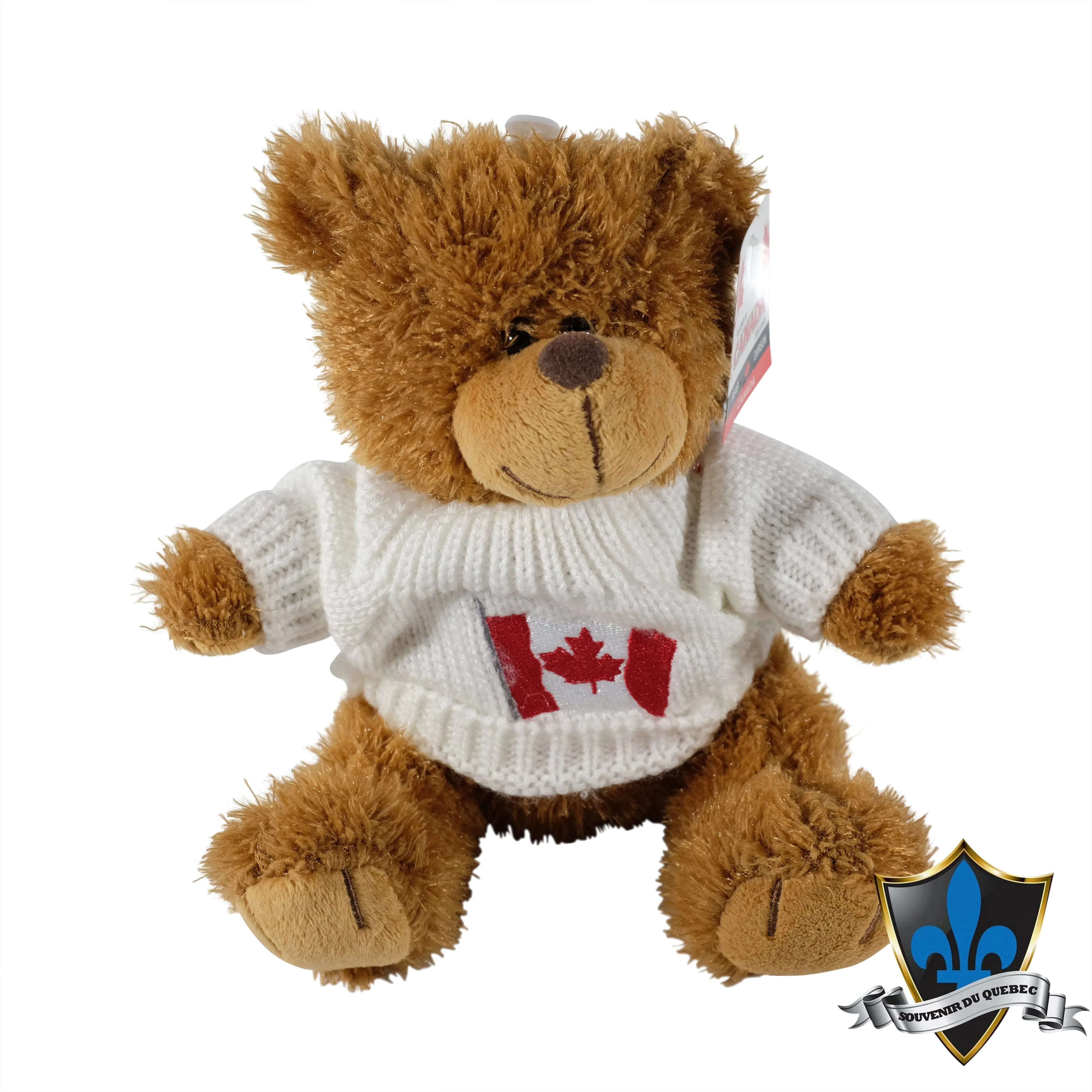 Bear With White Canada Flag Sweater 8’.