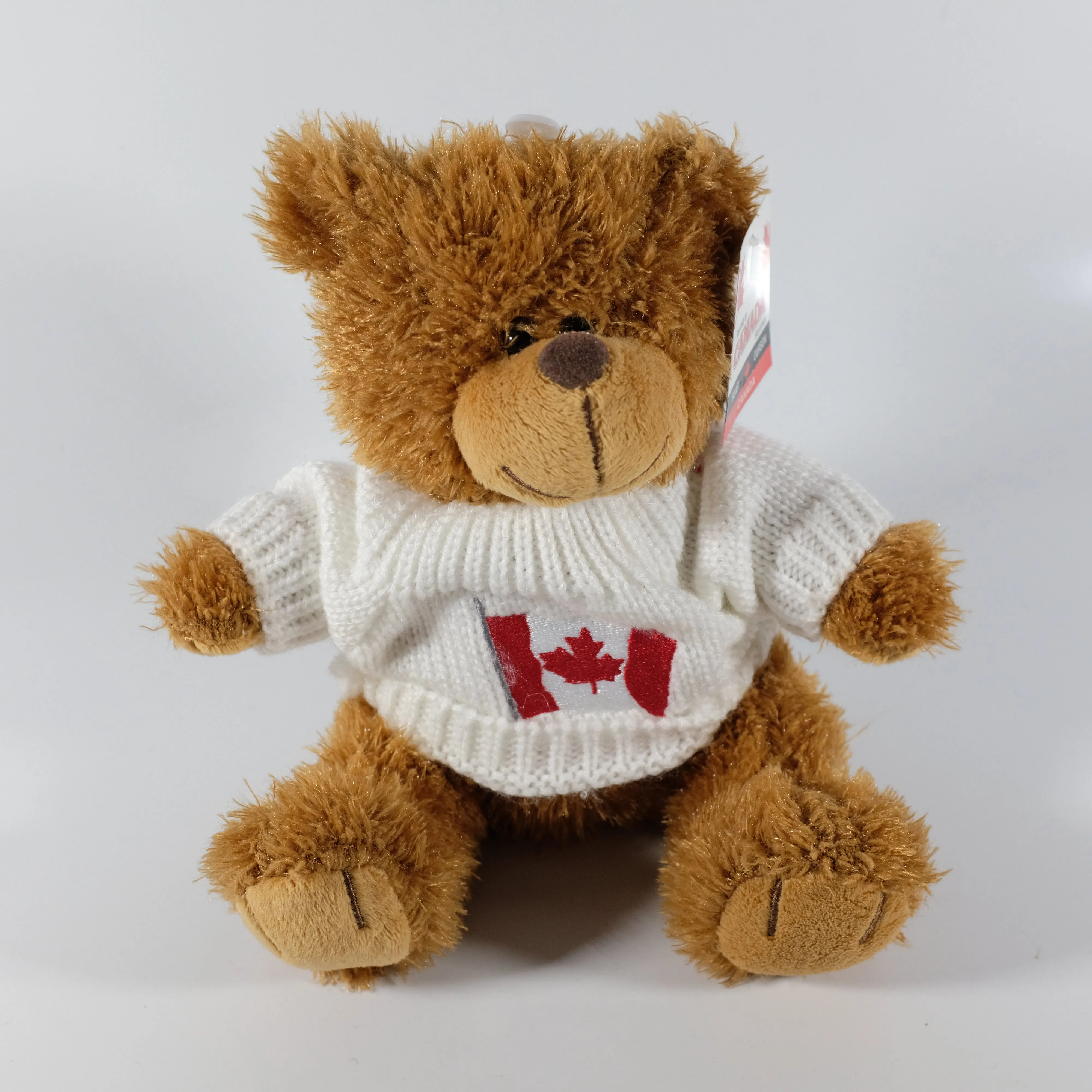 Bear With White Canada Flag Sweater 8’.