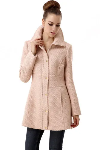 BGSD Women Lorelei Wool Boucle Walking Coat