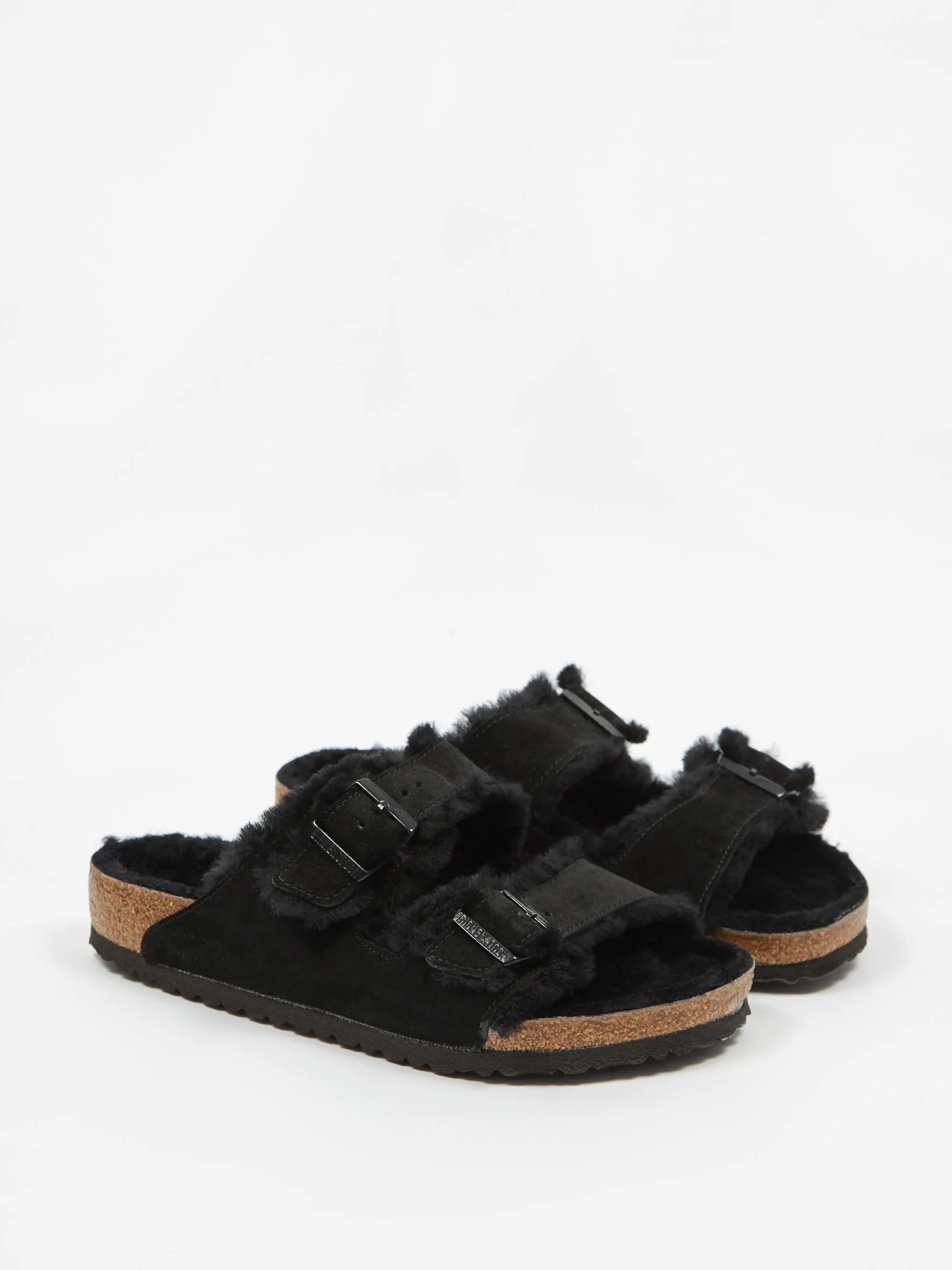 Birkenstock Arizona Fur - Black