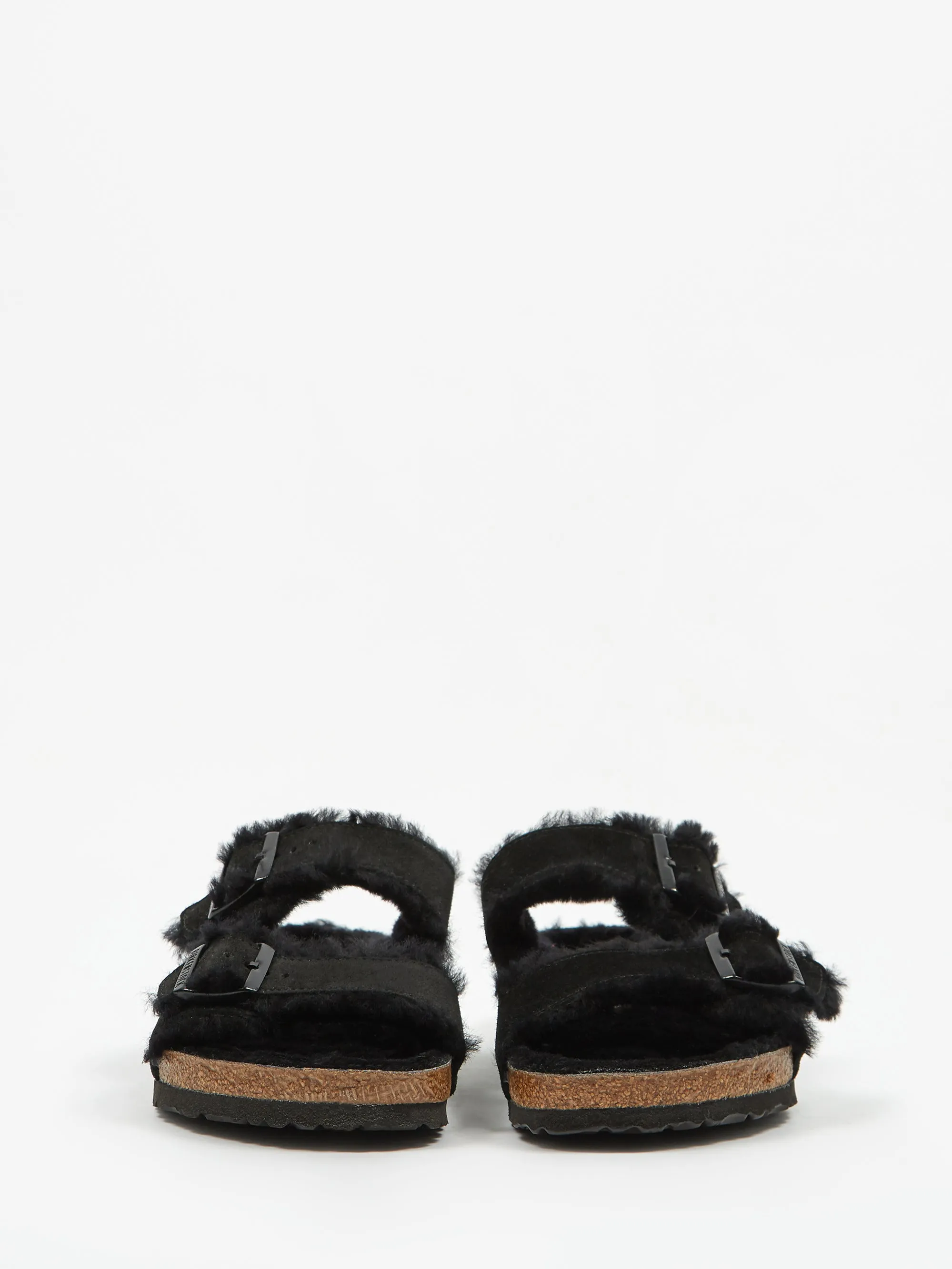 Birkenstock Arizona Fur - Black