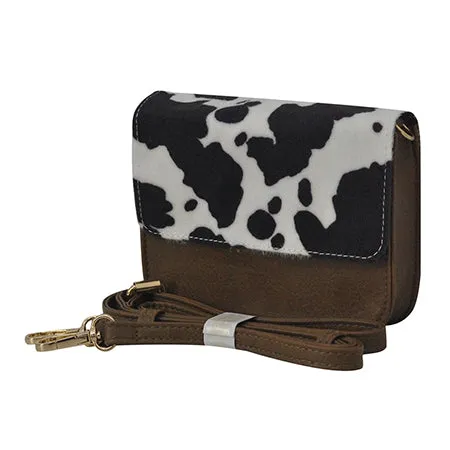 Black Cow NGIL Faux Fur Clutch/Crossbody Bag