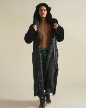 Black Panther Classic Faux Fur Style Robe | Men's