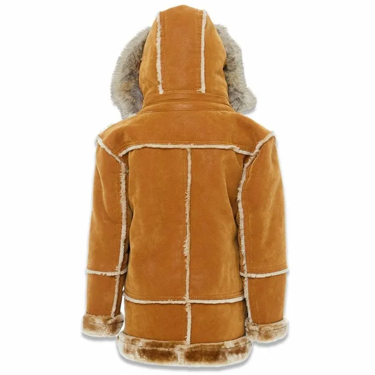 Boys Jordan Craig Denali Shearling Jacket (Cognac)