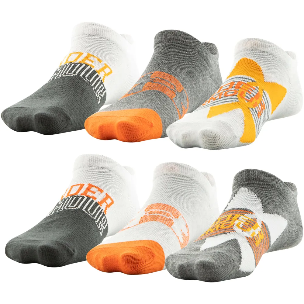 Boys' Under Armour Youth Essential Lite Low 6-Pack Socks