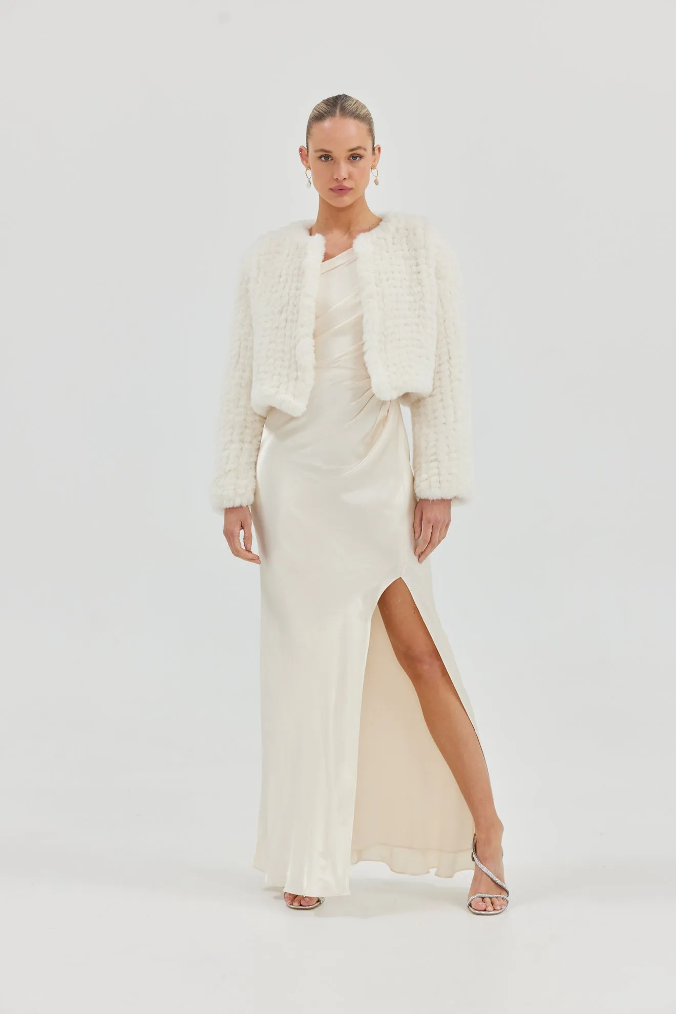 Bridal Faux Lola Jacket - Ivory