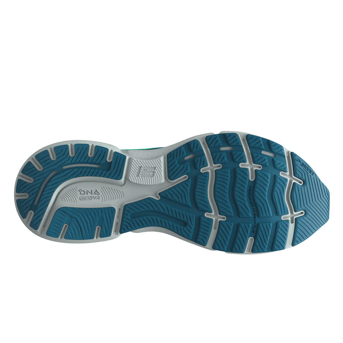 Brooks Ghost 15 Mens | Moroccan Blue/black/spring Bud