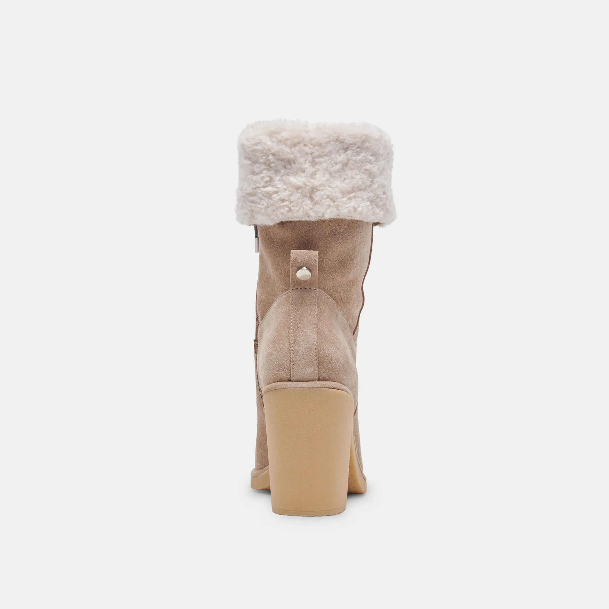 CADDIE PLUSH BOOTS ALMOND SUEDE