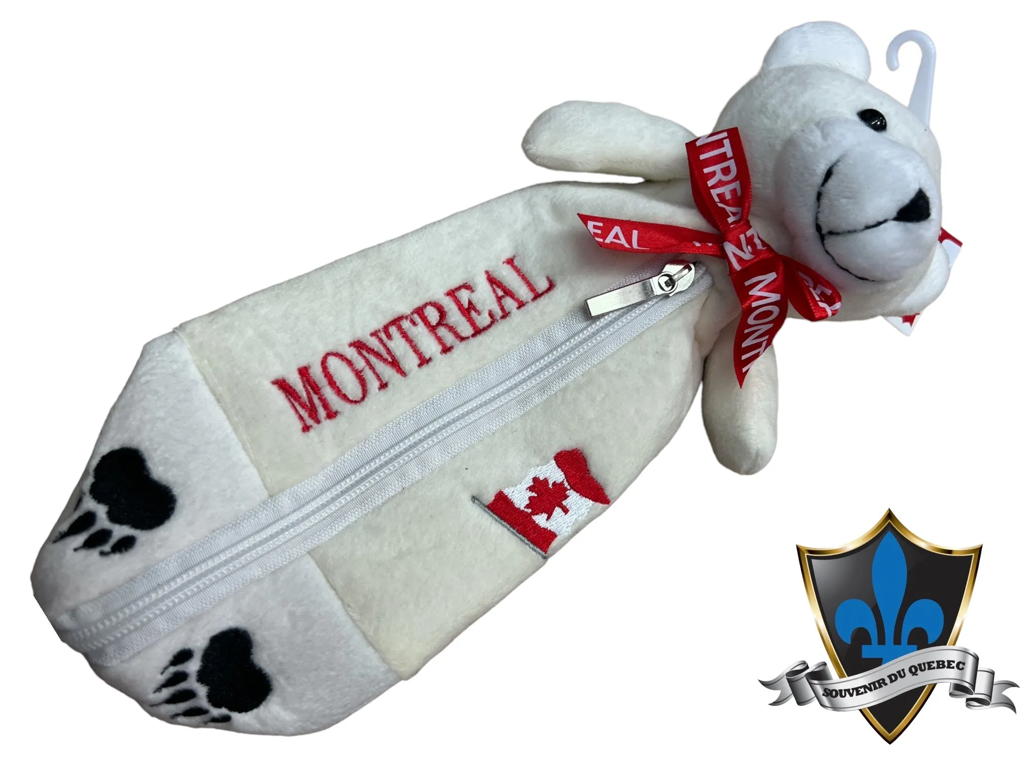 Canadian Bear Plush Pencil Case