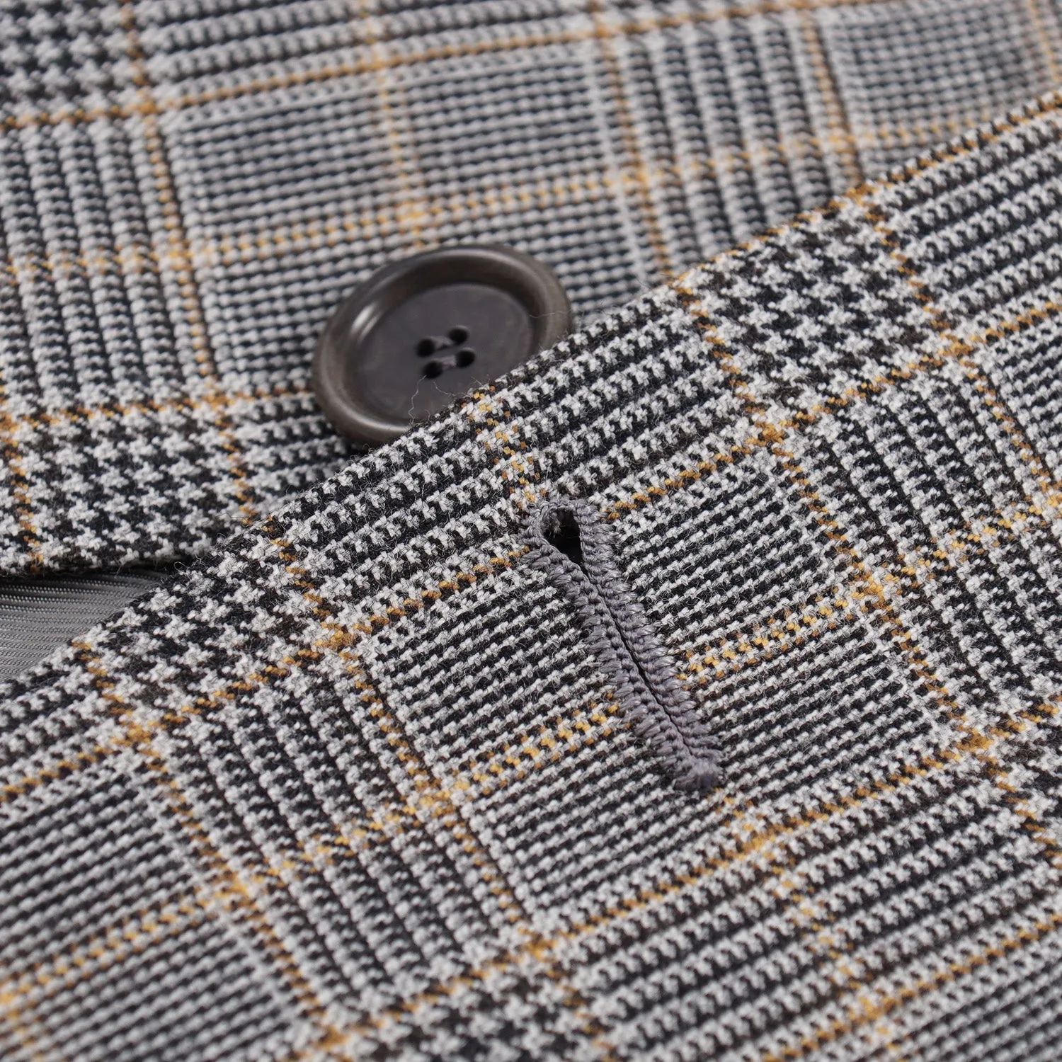 Cesare Attolini Layered Check Soft Wool Suit