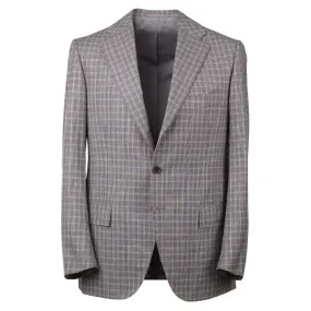 Cesare Attolini Layered Check Soft Wool Suit