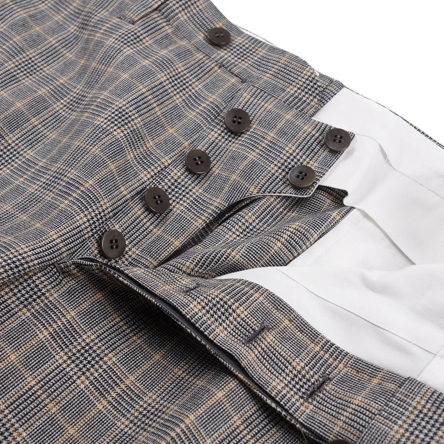 Cesare Attolini Layered Check Soft Wool Suit