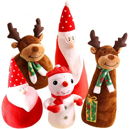 Christmas Gift Santa Doll Toy Snowman Moose