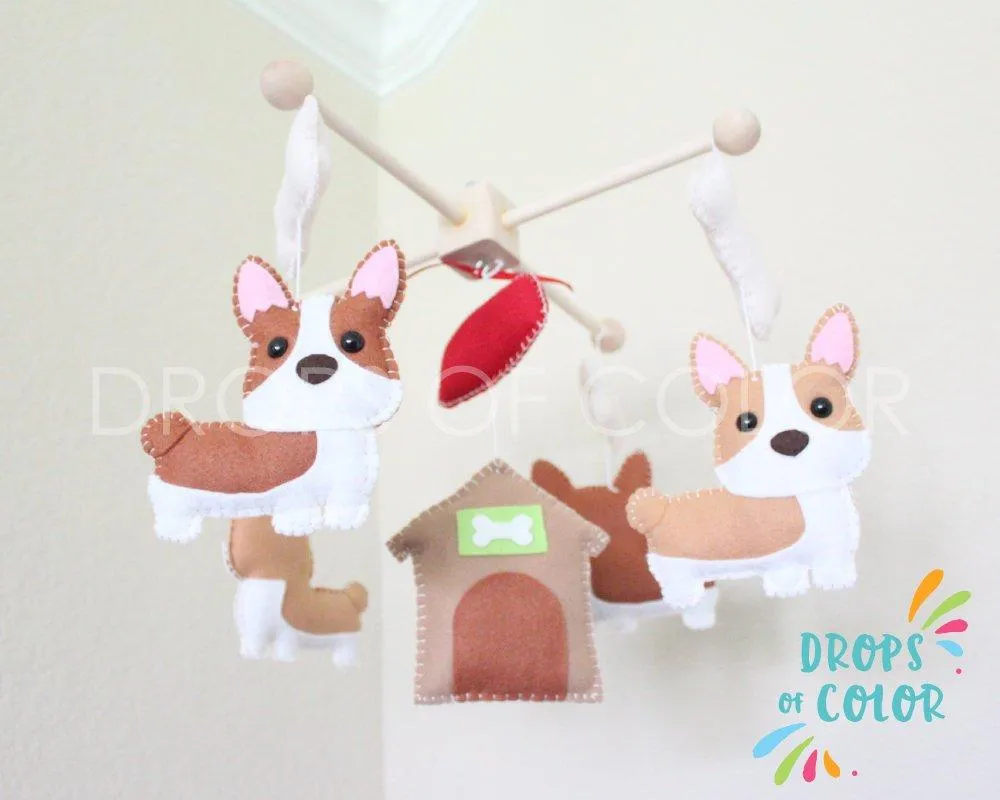 Corgi Baby Mobile