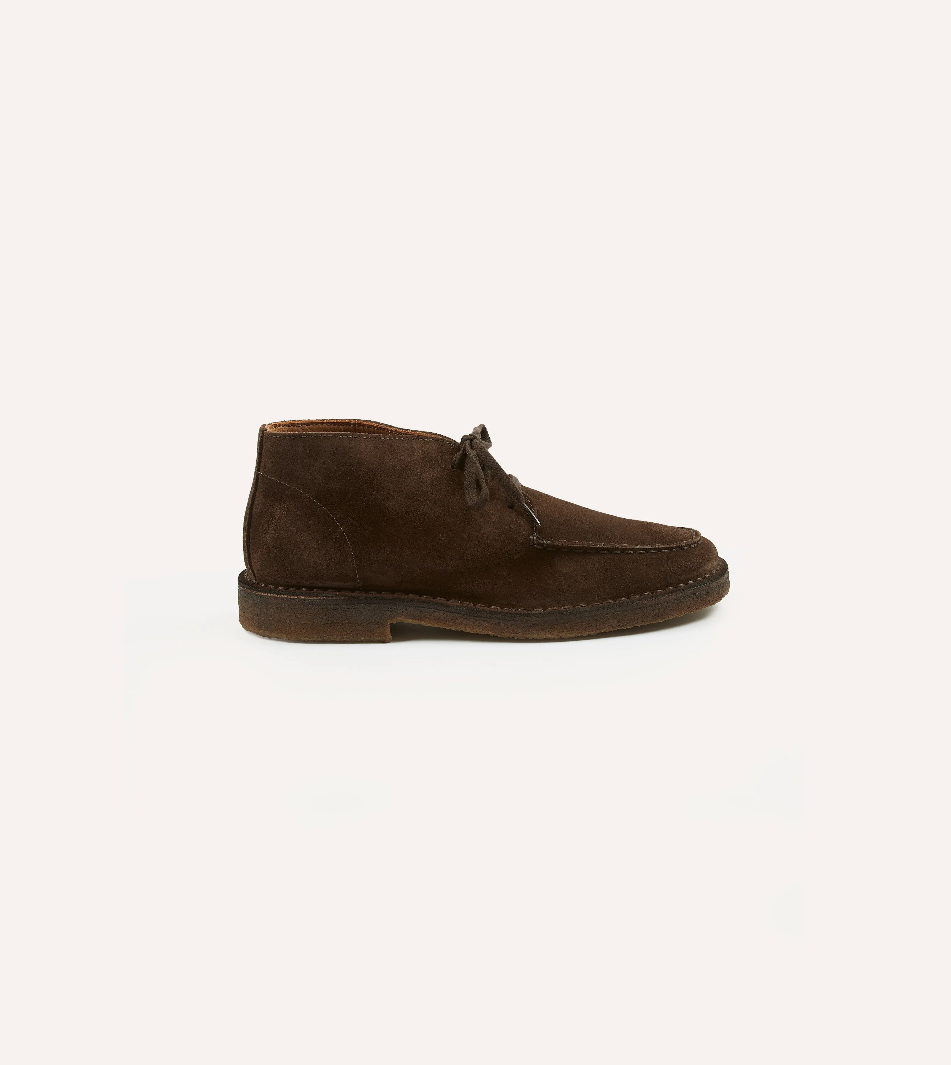 Crosby Moc-Toe Chukka Boot Brown Suede