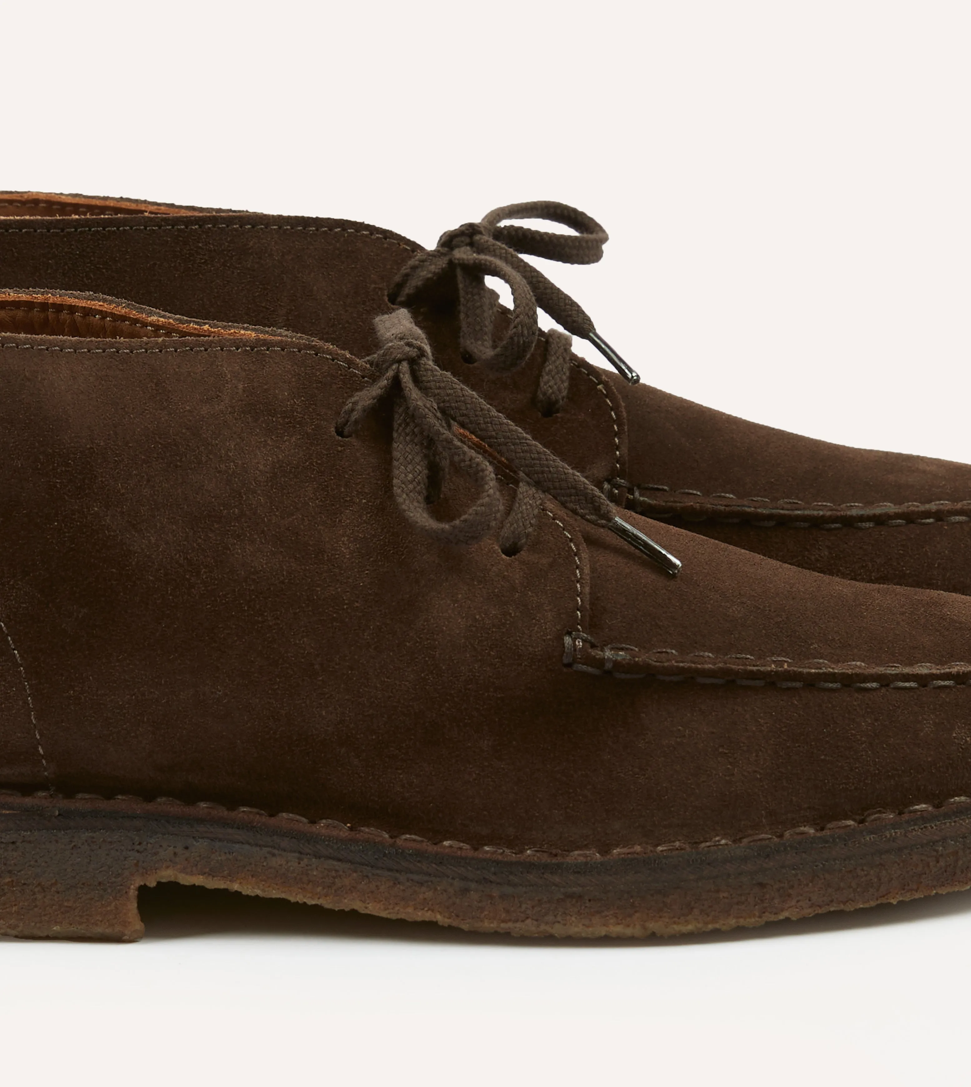 Crosby Moc-Toe Chukka Boot Brown Suede