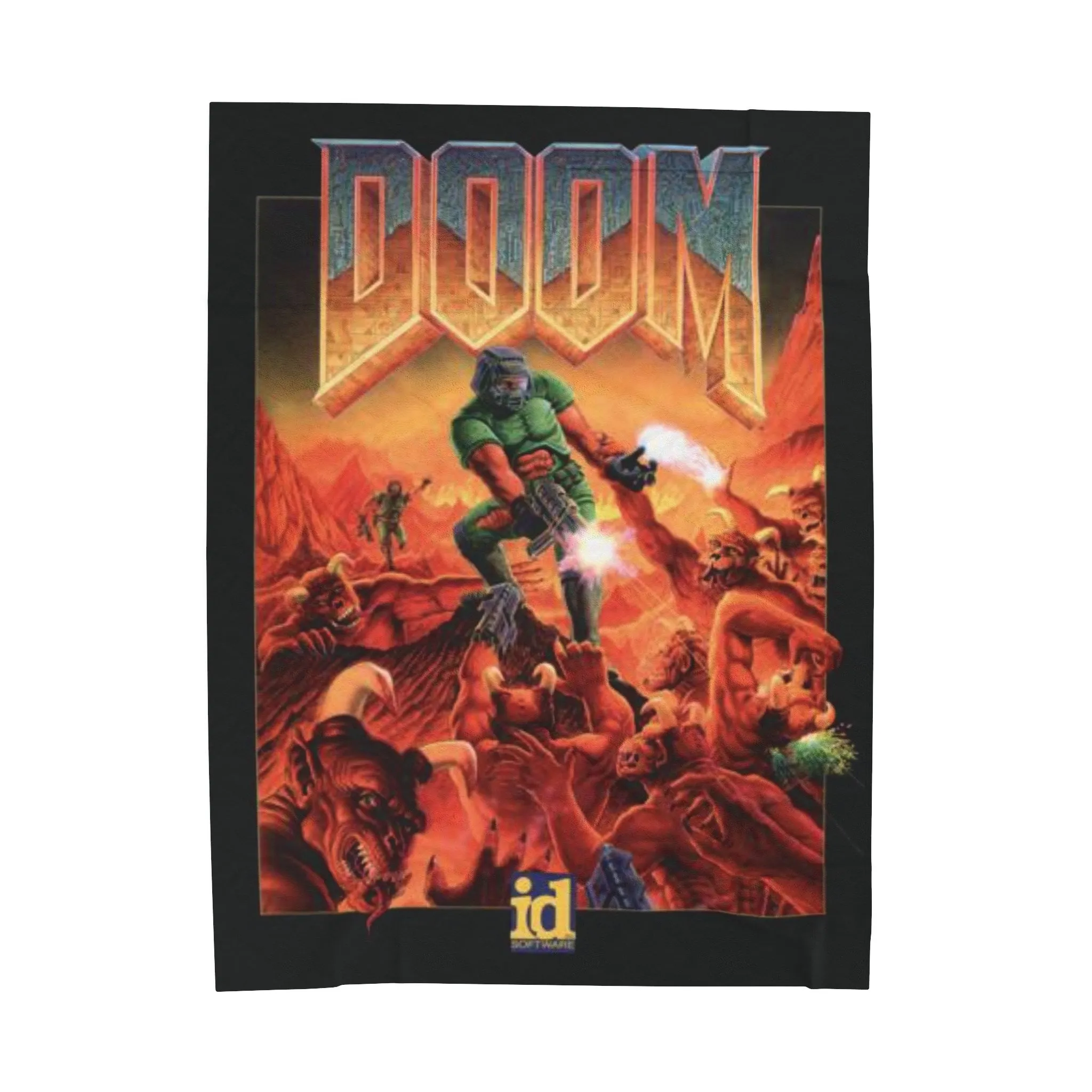 Doom Classic Velveteen Plush Blanket