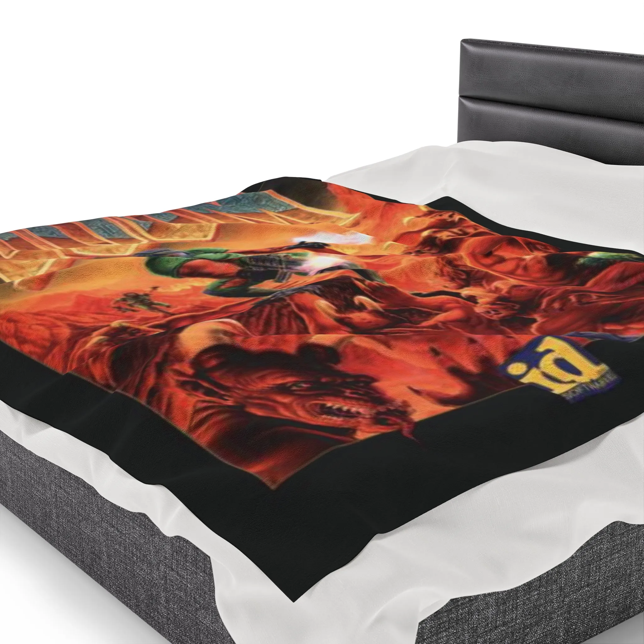 Doom Classic Velveteen Plush Blanket