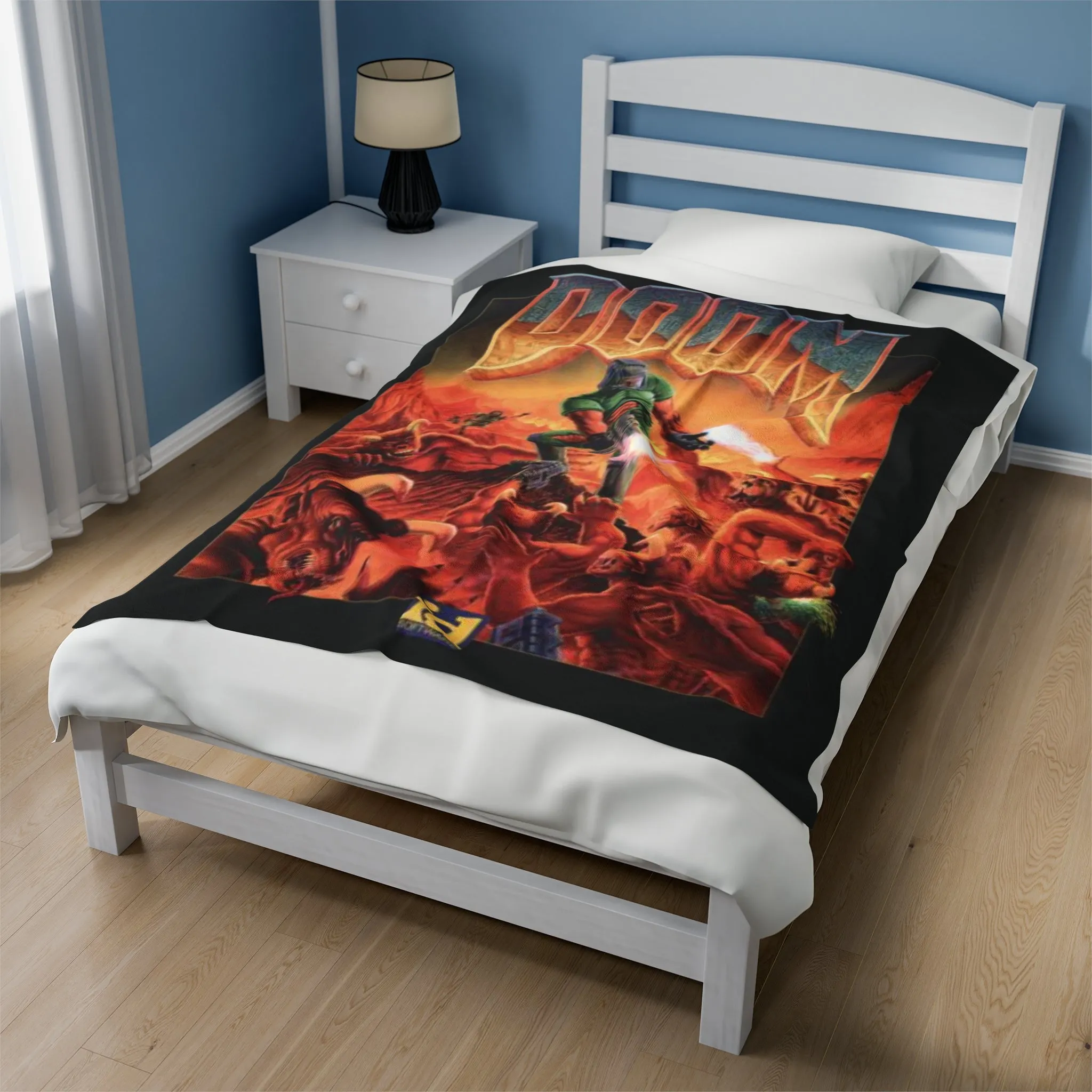 Doom Classic Velveteen Plush Blanket