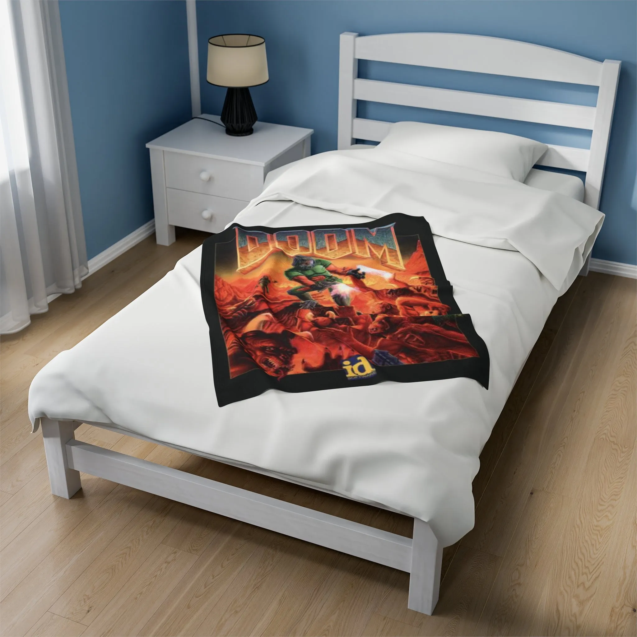 Doom Classic Velveteen Plush Blanket