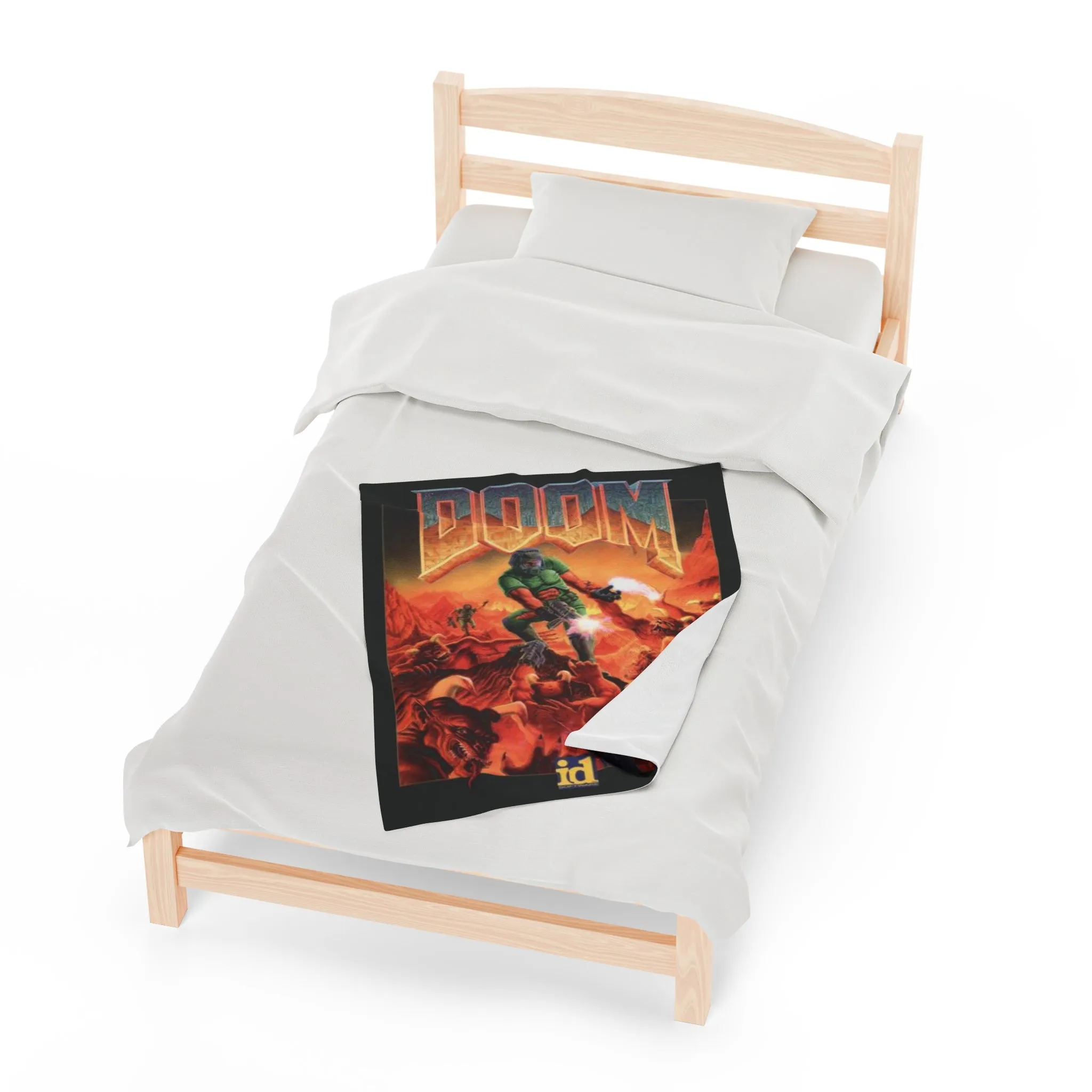 Doom Classic Velveteen Plush Blanket