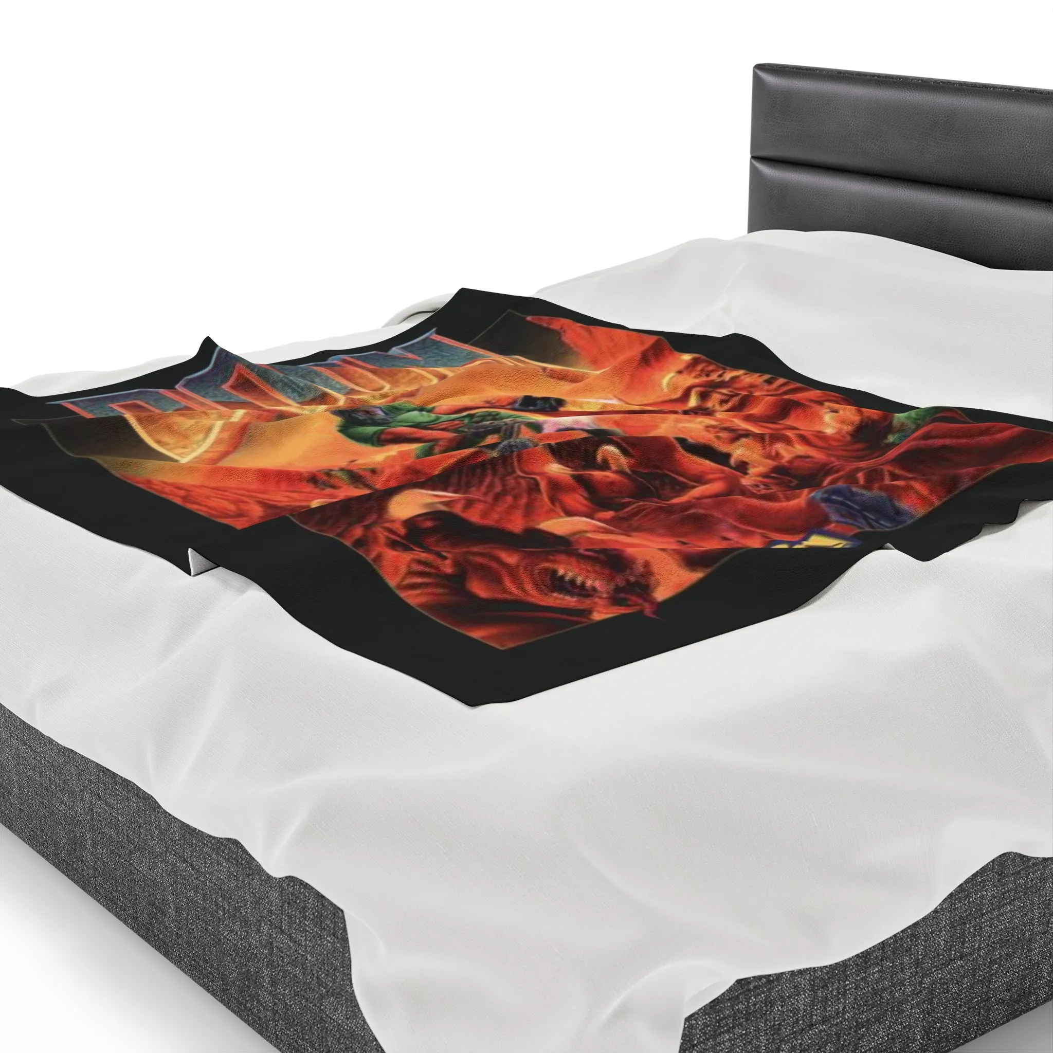 Doom Classic Velveteen Plush Blanket