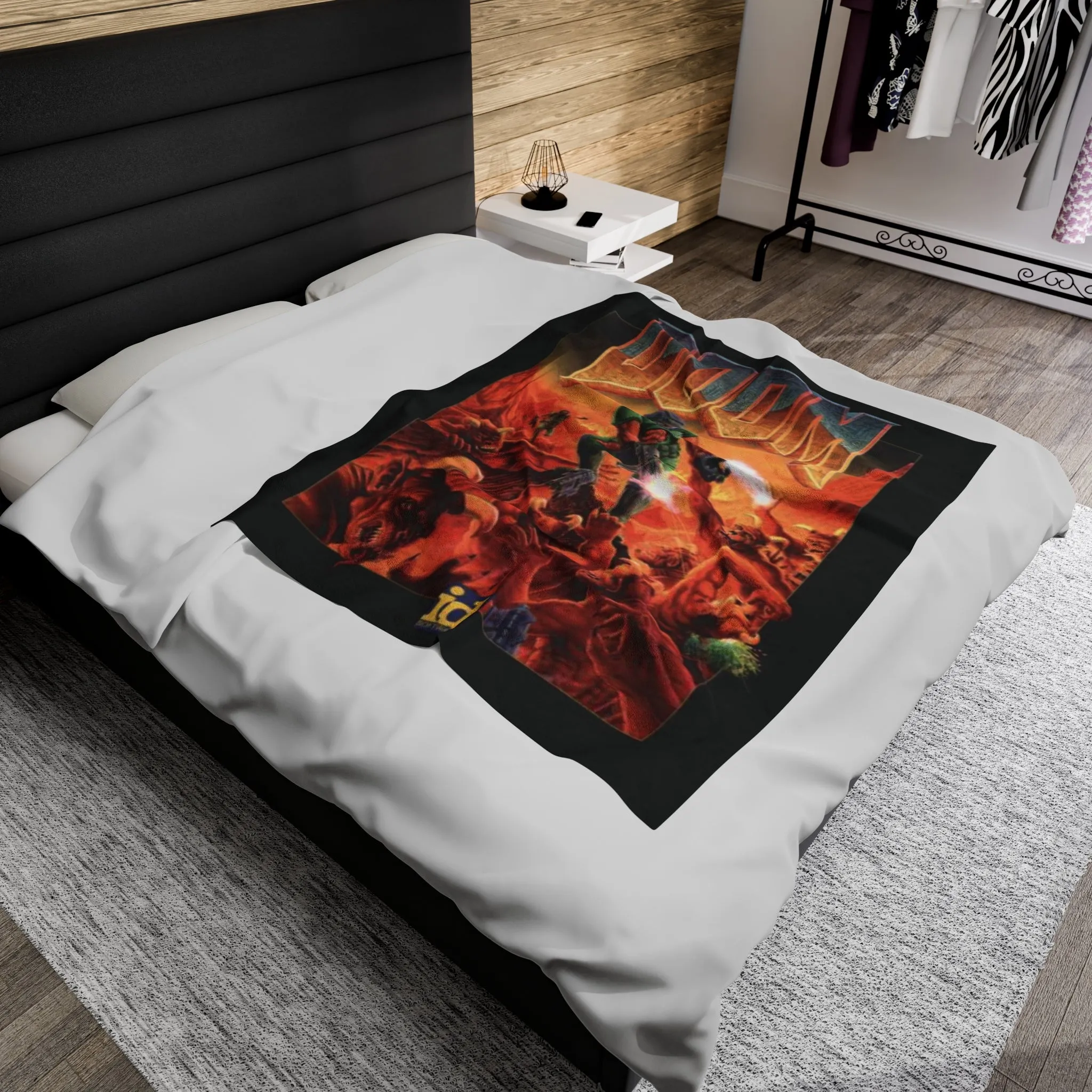 Doom Classic Velveteen Plush Blanket