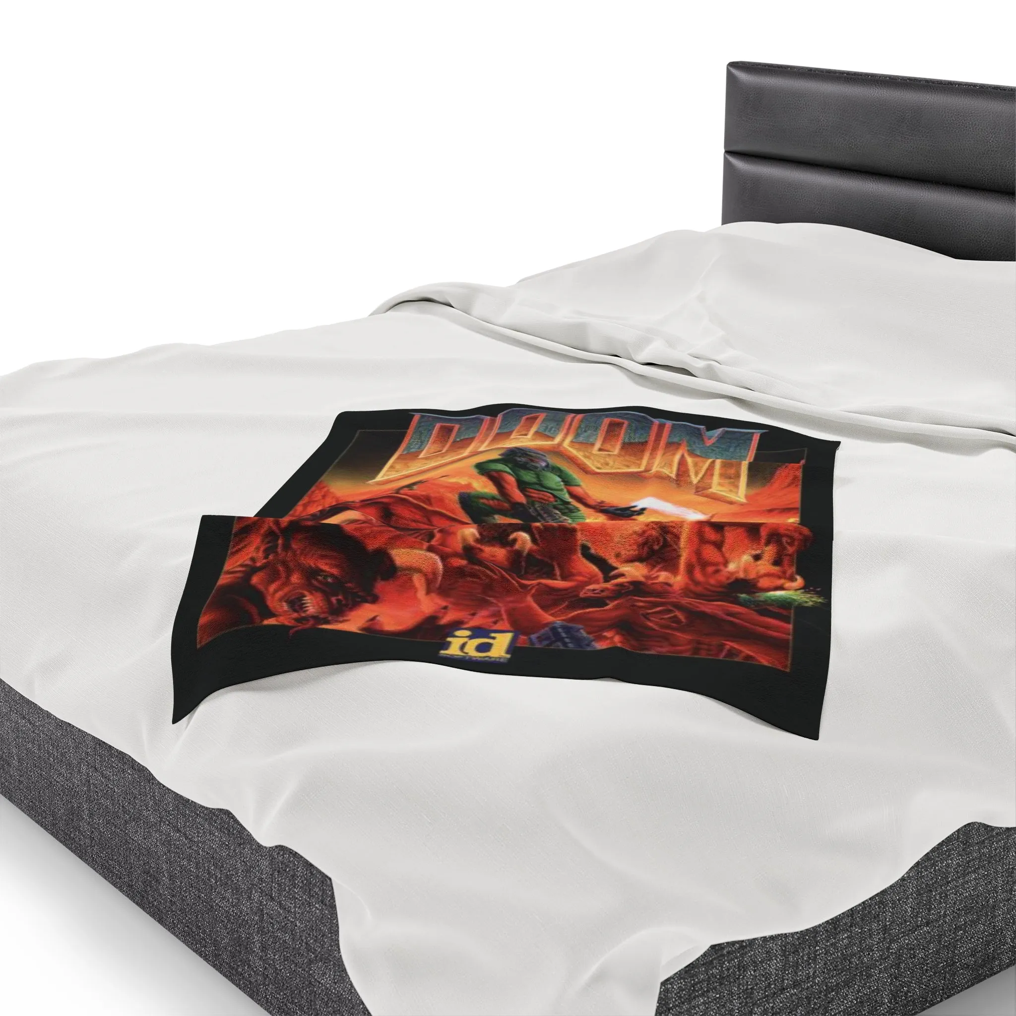 Doom Classic Velveteen Plush Blanket