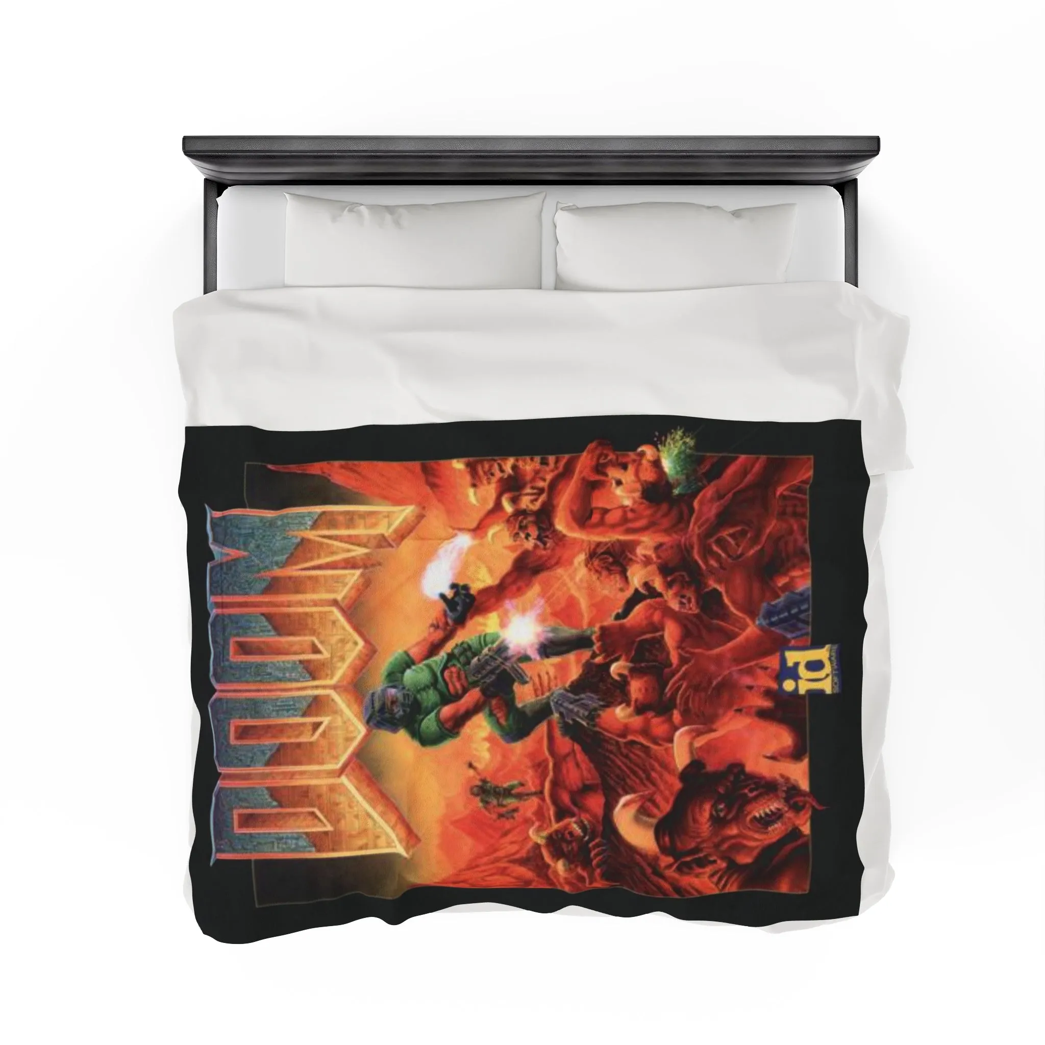 Doom Classic Velveteen Plush Blanket