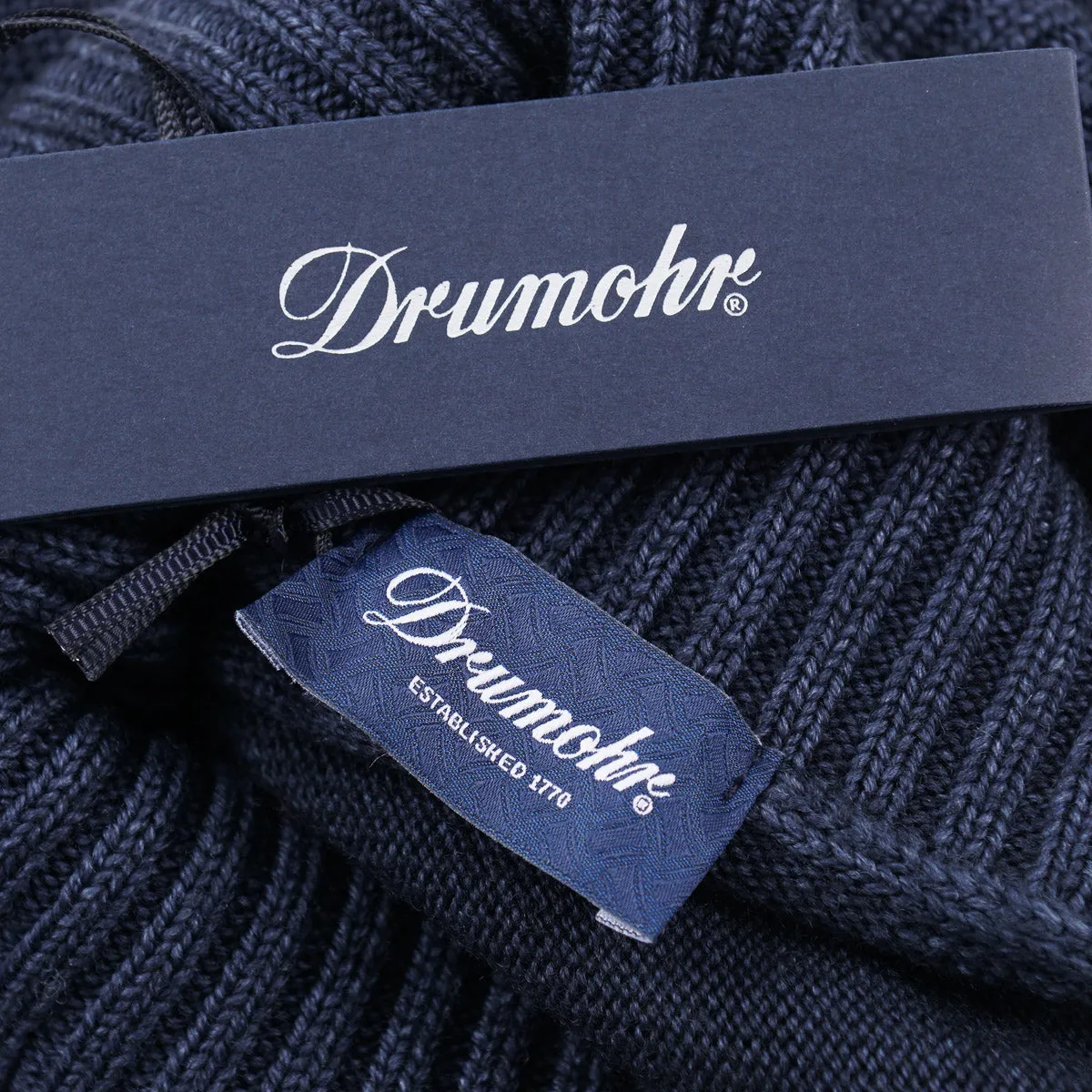 Drumohr Plush Knit Merino Wool Sweater