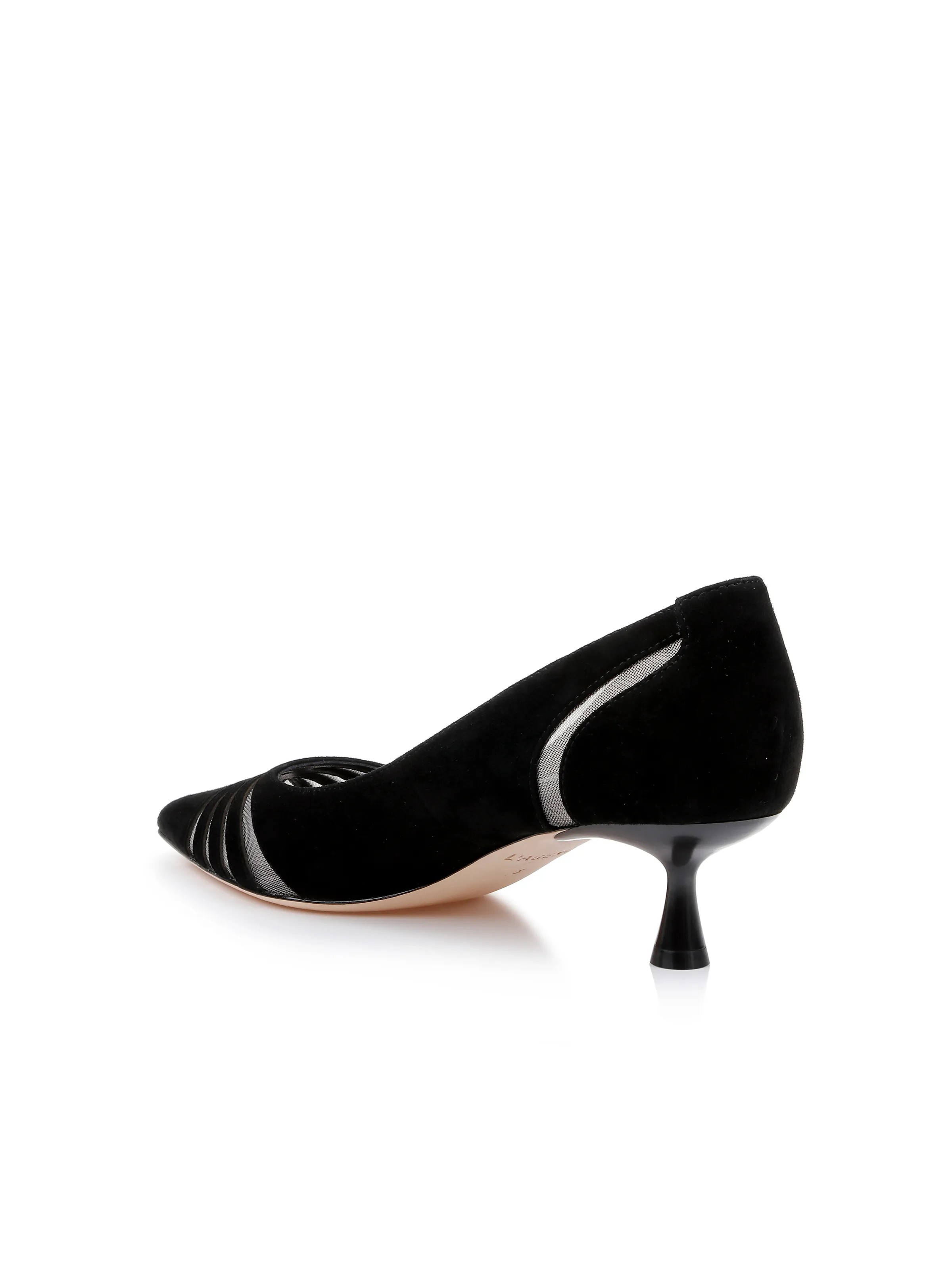 Eglantine Suede Kitten Pump