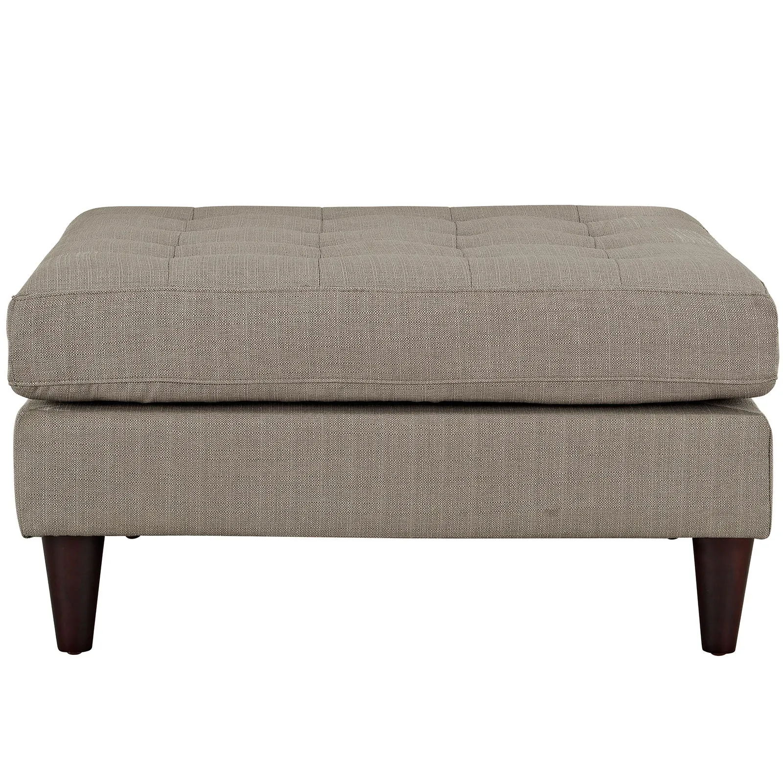 Empress Upholstered Fabric Large Ottoman