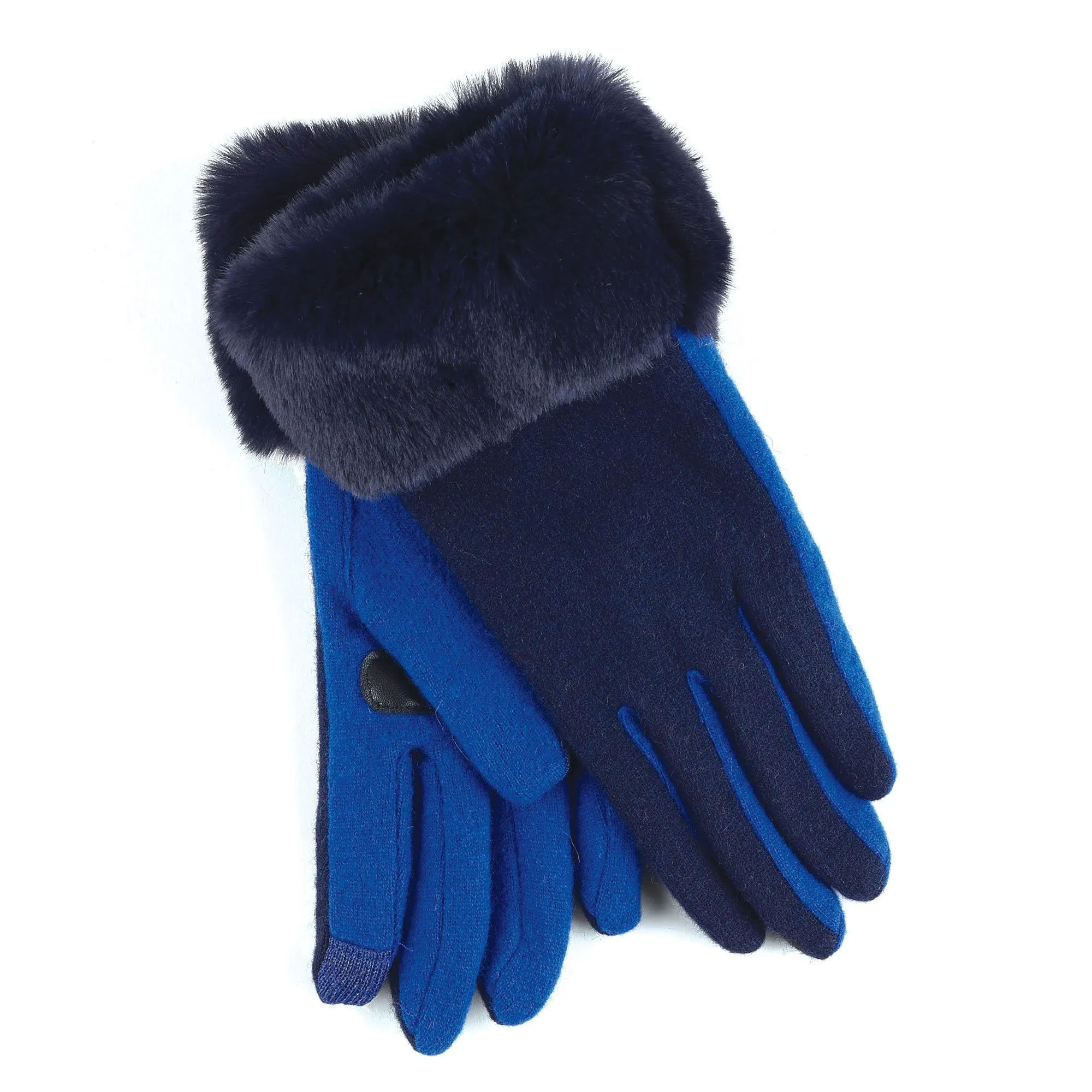 Faux Fur Cuff Glove (EGO145)