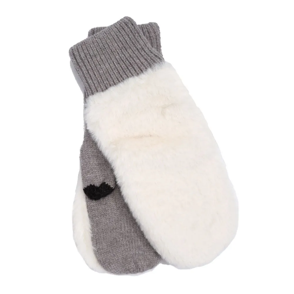 Faux Fur Mitten