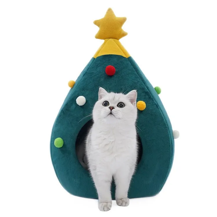 Festive Fir Cozy Pet Bed