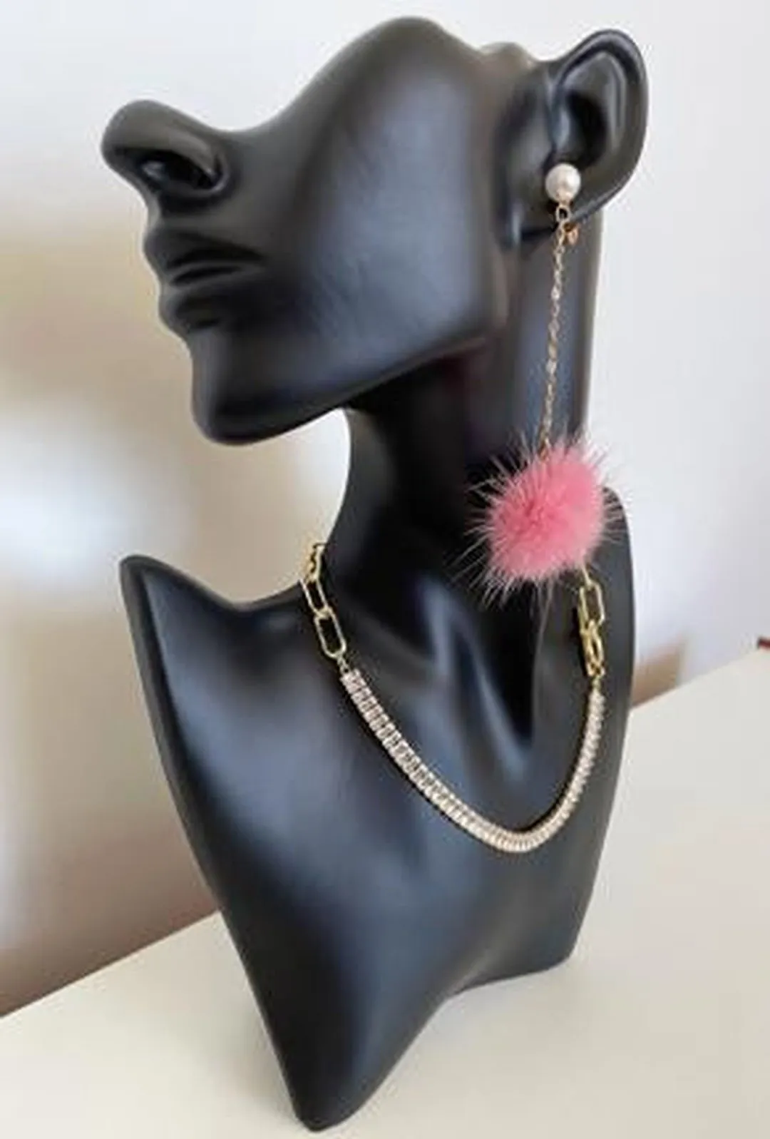 FLORIE - FUR DROP EARRING